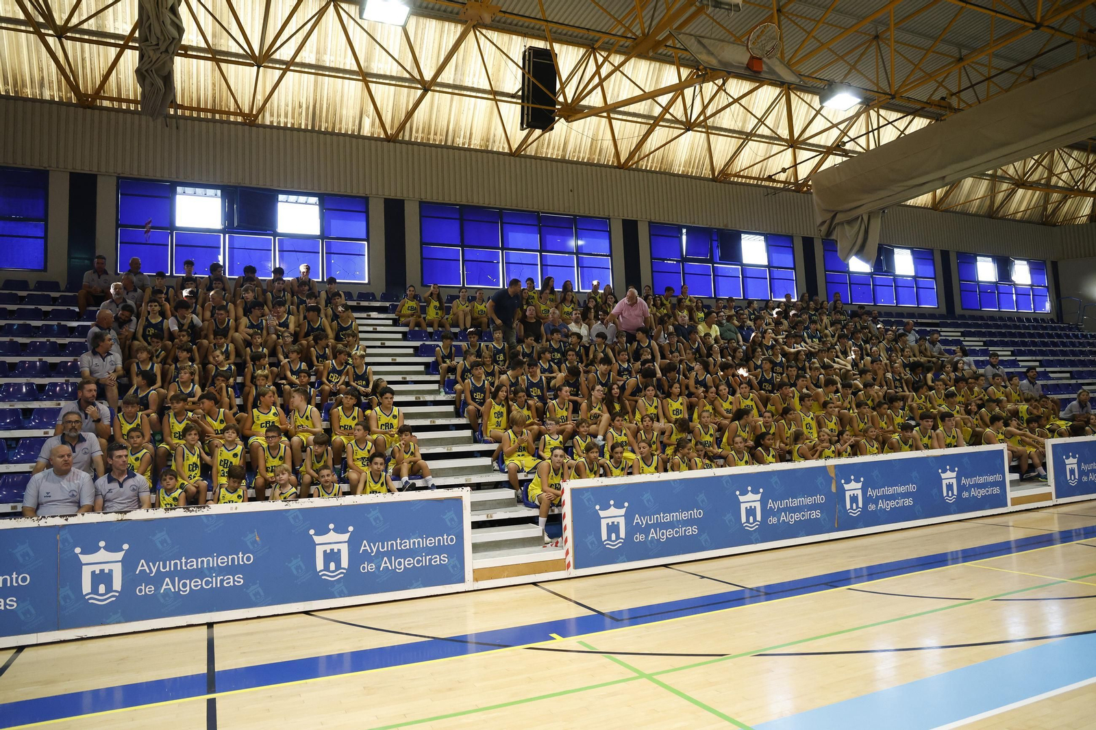 Fotos de la presentación de los equipos de cantera del CB Ciudad de Algeciras