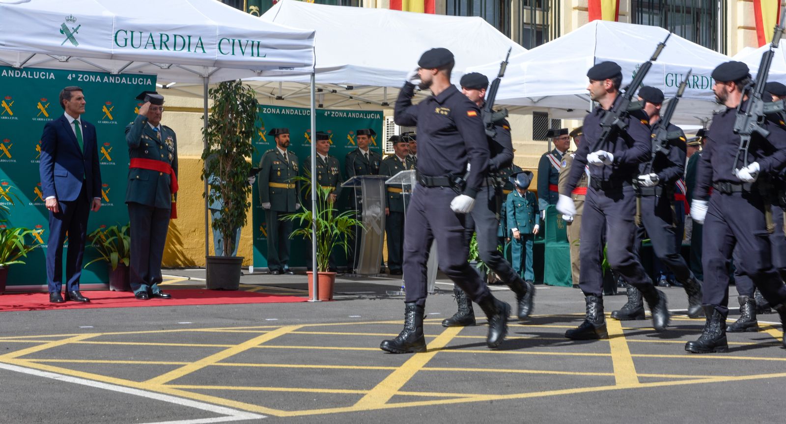Imágenes del acto del día del Pilar de la Guardia Civil