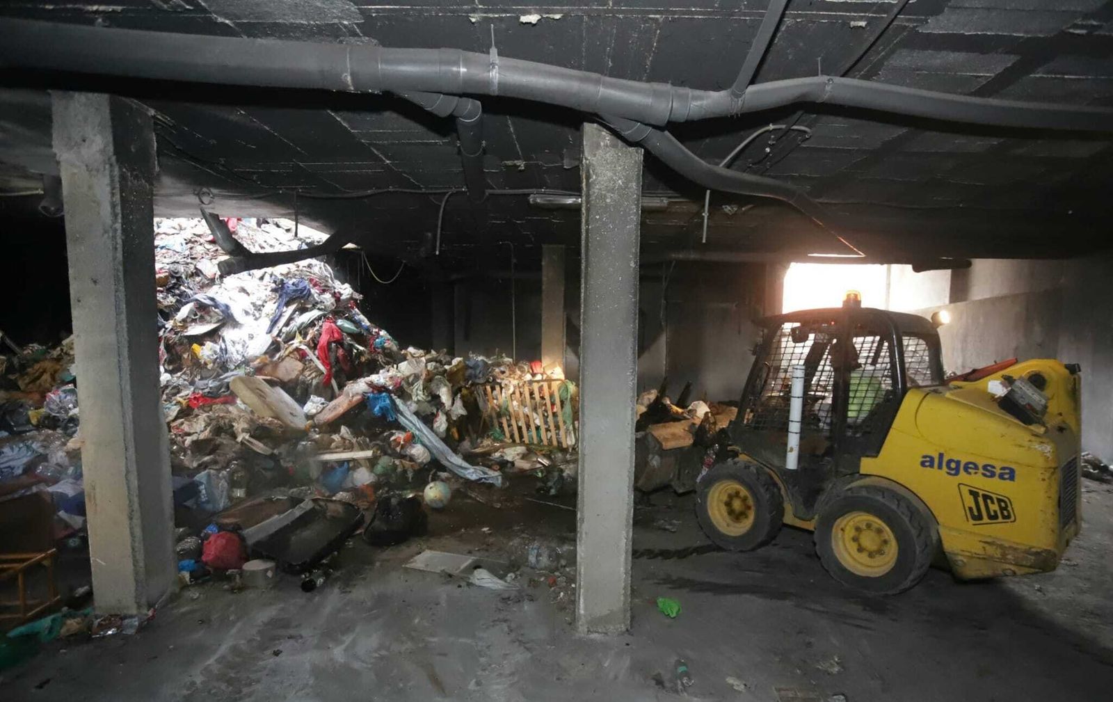 Algesa ha comenzado las labores de limpieza este miércoles