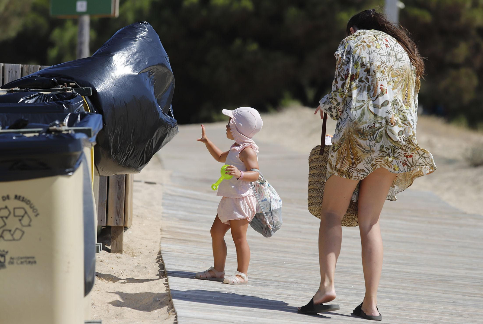 Imágenes de la jornada de playa en el Nuevo Portil