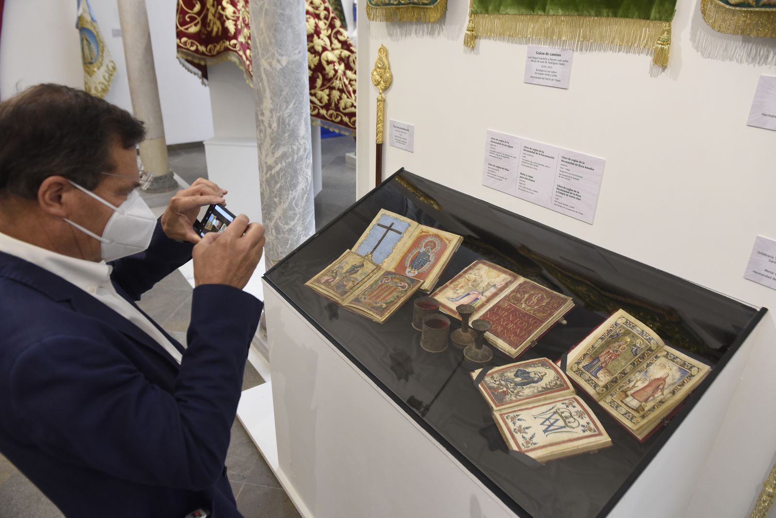 La inauguración de la exposición Glorias, en imágenes