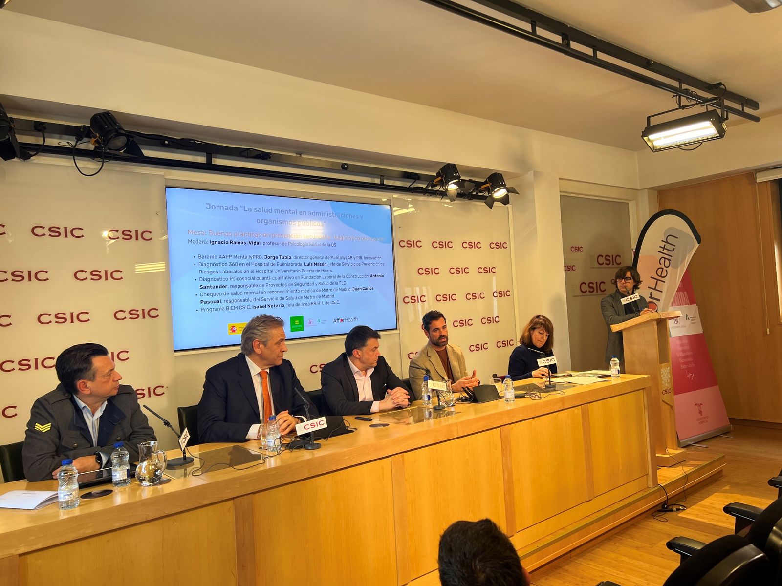 Un momento de las jornadas celebradas en Madrid.