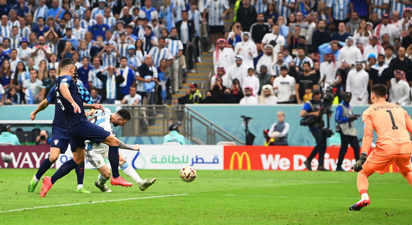 Las fotos de Messi contra Croacia