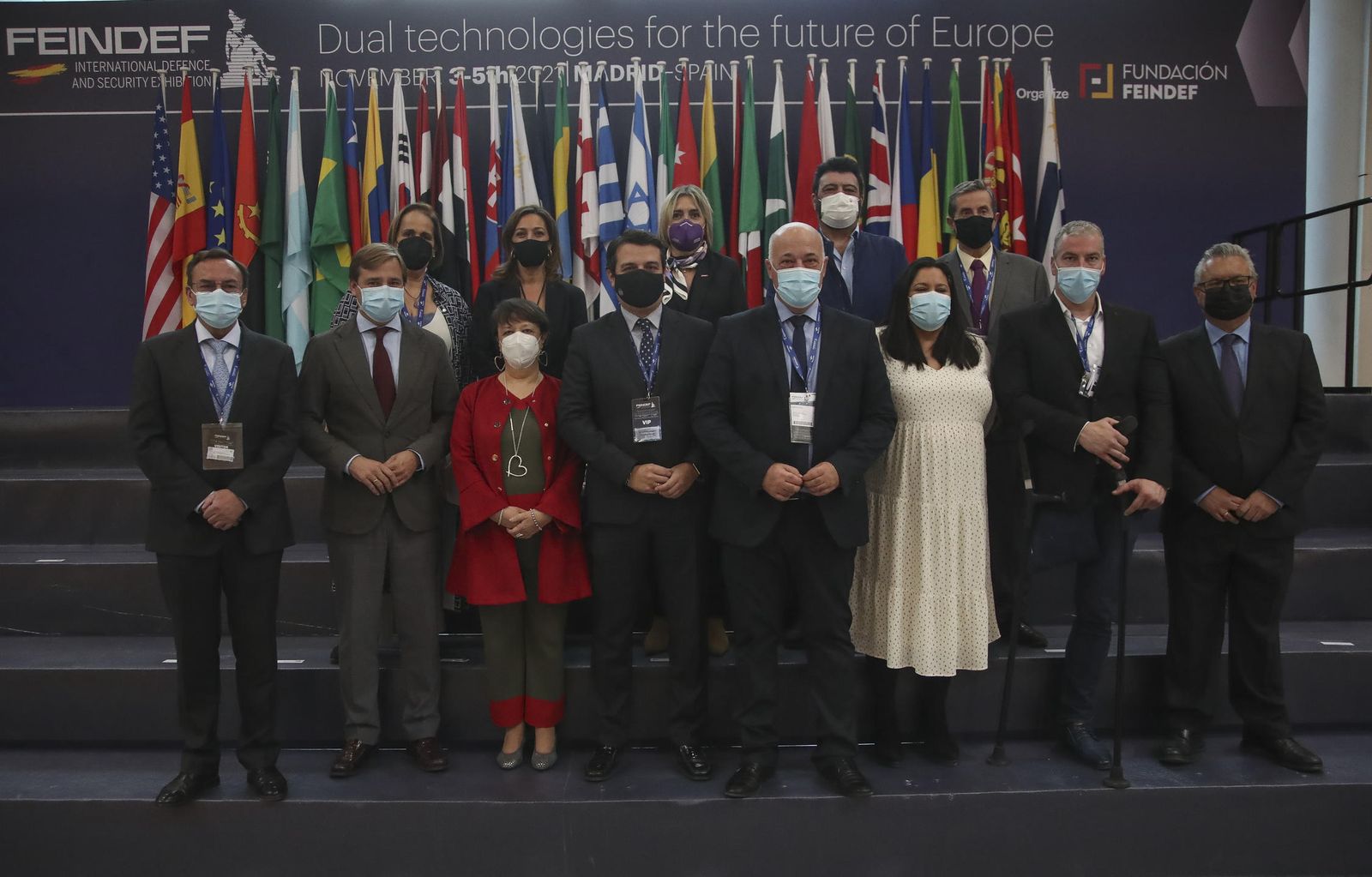 Presentación de la base logística en Madrid.