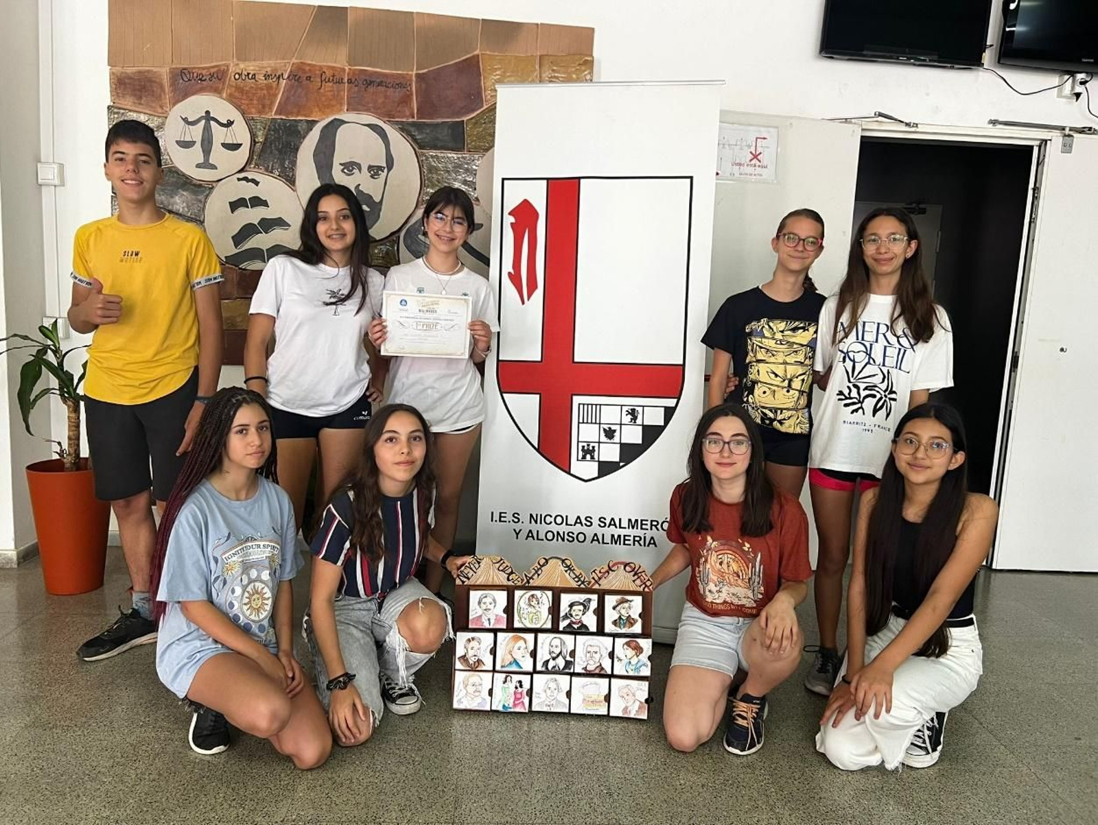 Los alumnos del IES Nicolás Salmerón ganadores del último certamen de bilingüismo