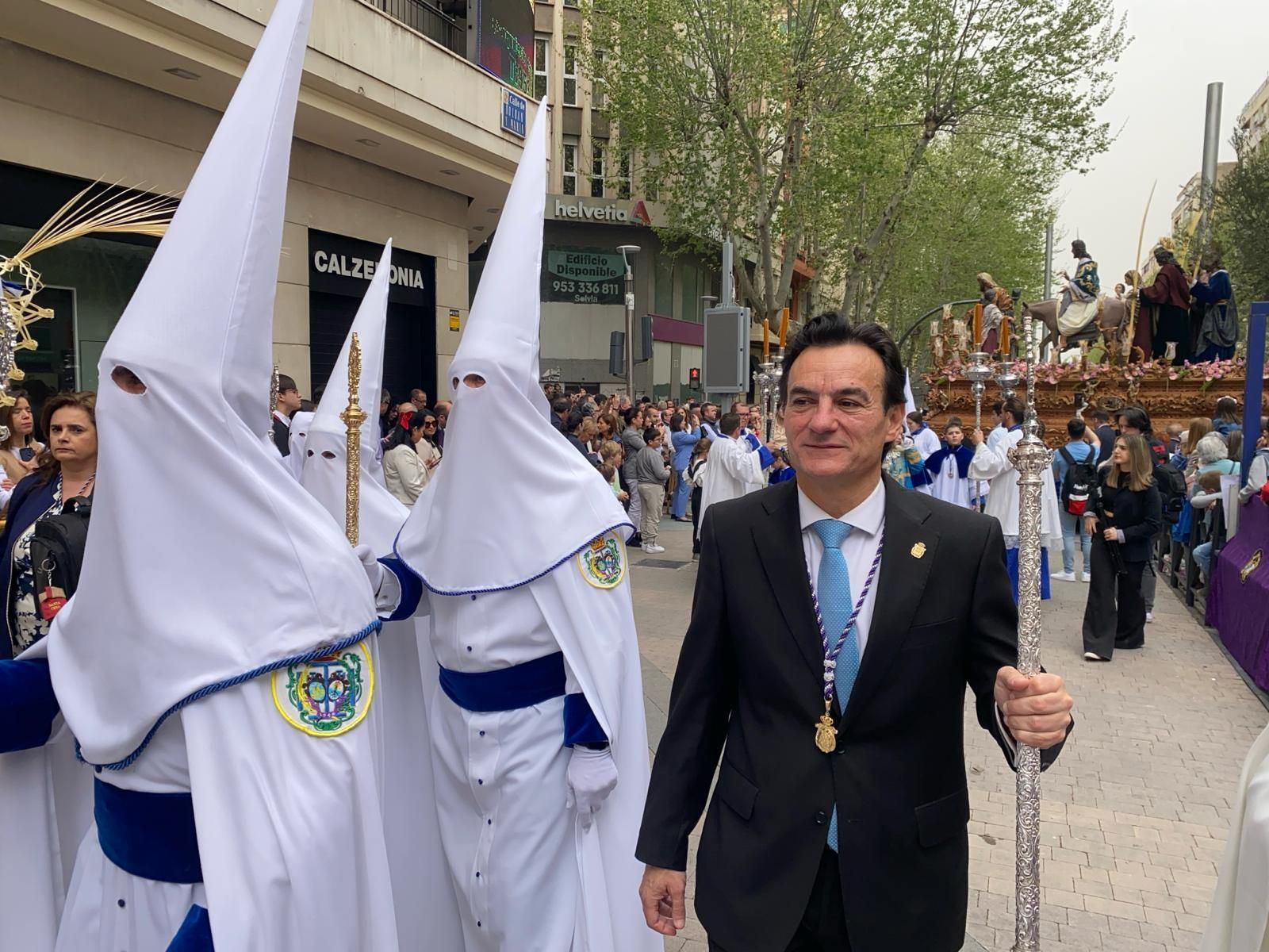 La Borriquilla el Domingo de Ramos en Jaén.