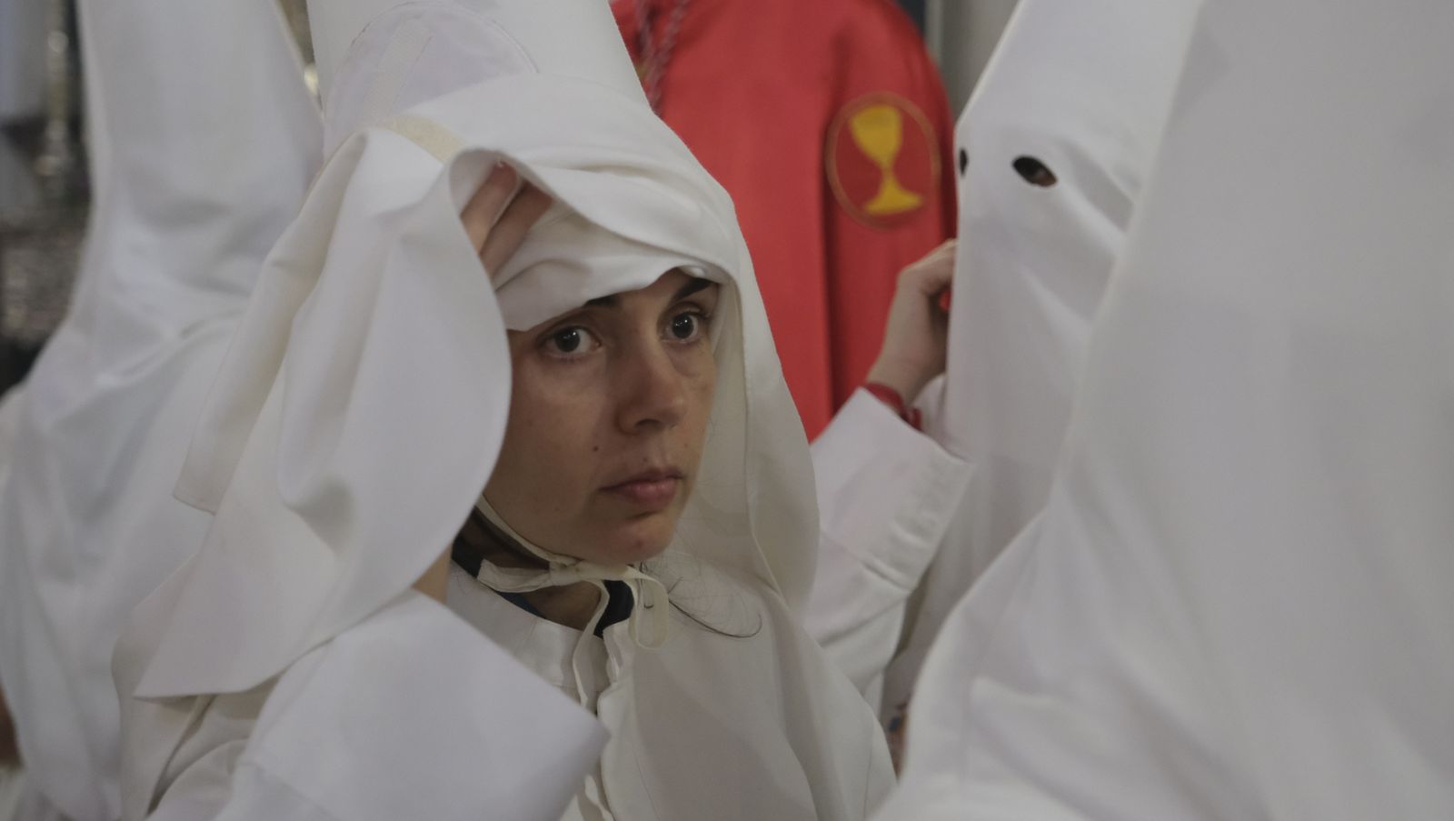 La procesión de la Santa Cena en Almería, en imágenes