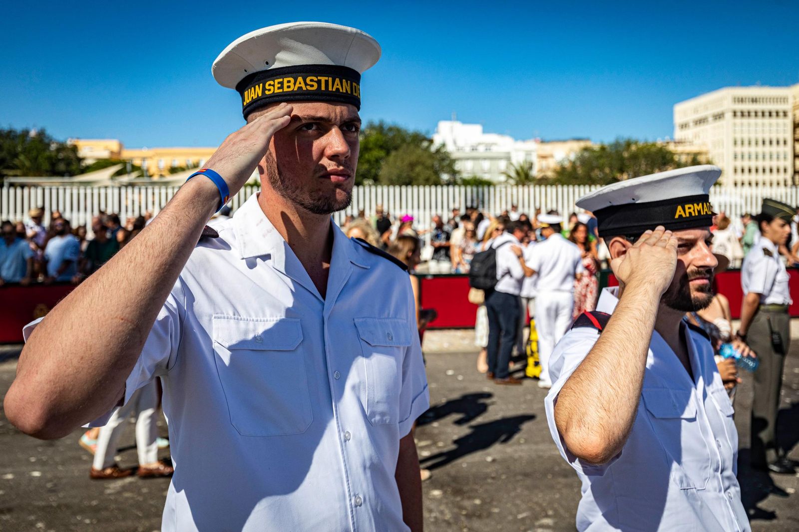 Las imágenes de la llegada del 'Juan Sebastián de Elcano' a Cádiz