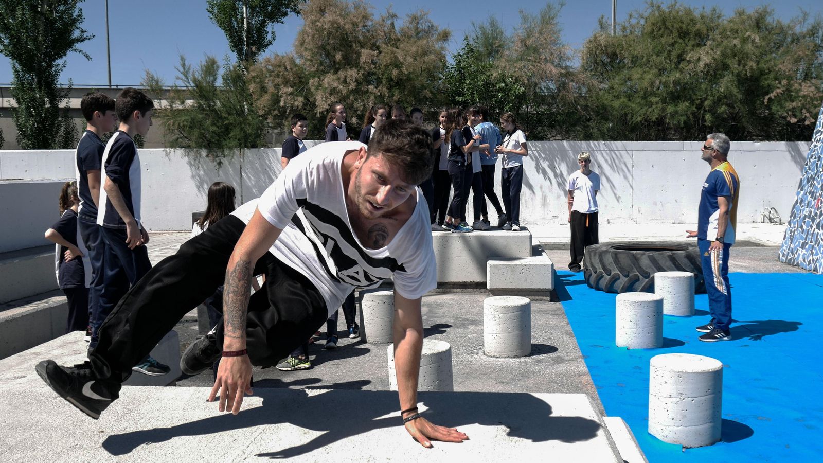 Zona del antiguo botellódromo reconvertida para deportes alternativos