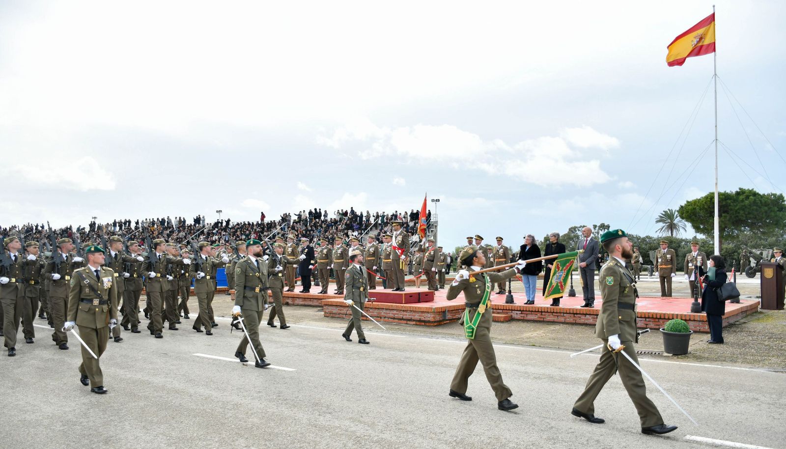 Jura de bandera en el CEFOT-2 de San Fernando: las imágenes