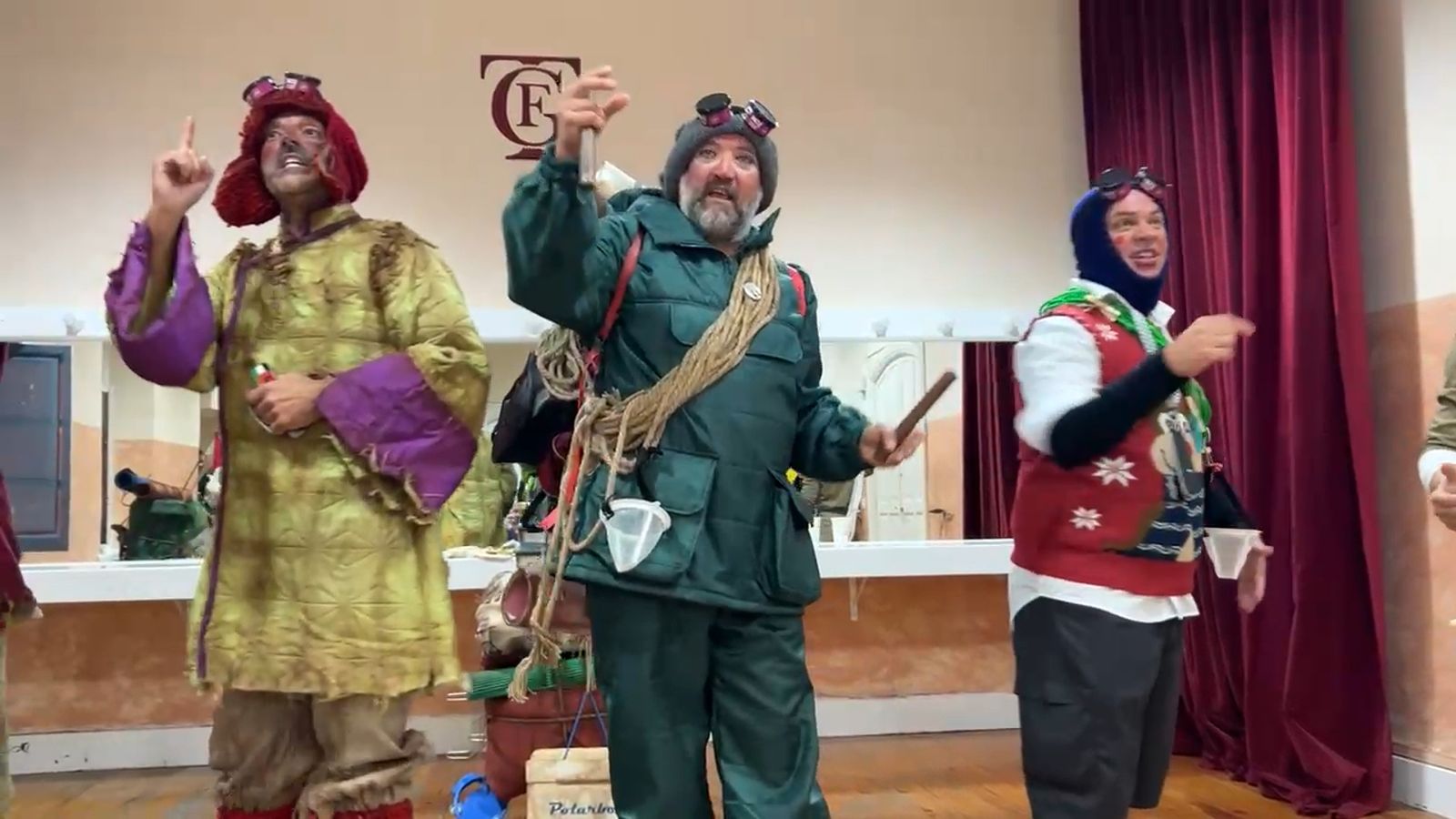 Los cuplés del cuarteto '¡Que no vengan!', de Moreno, Gago y compañía, en camerinos