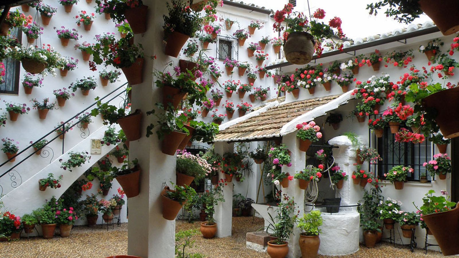 Uno de los bellos patios cordobeses