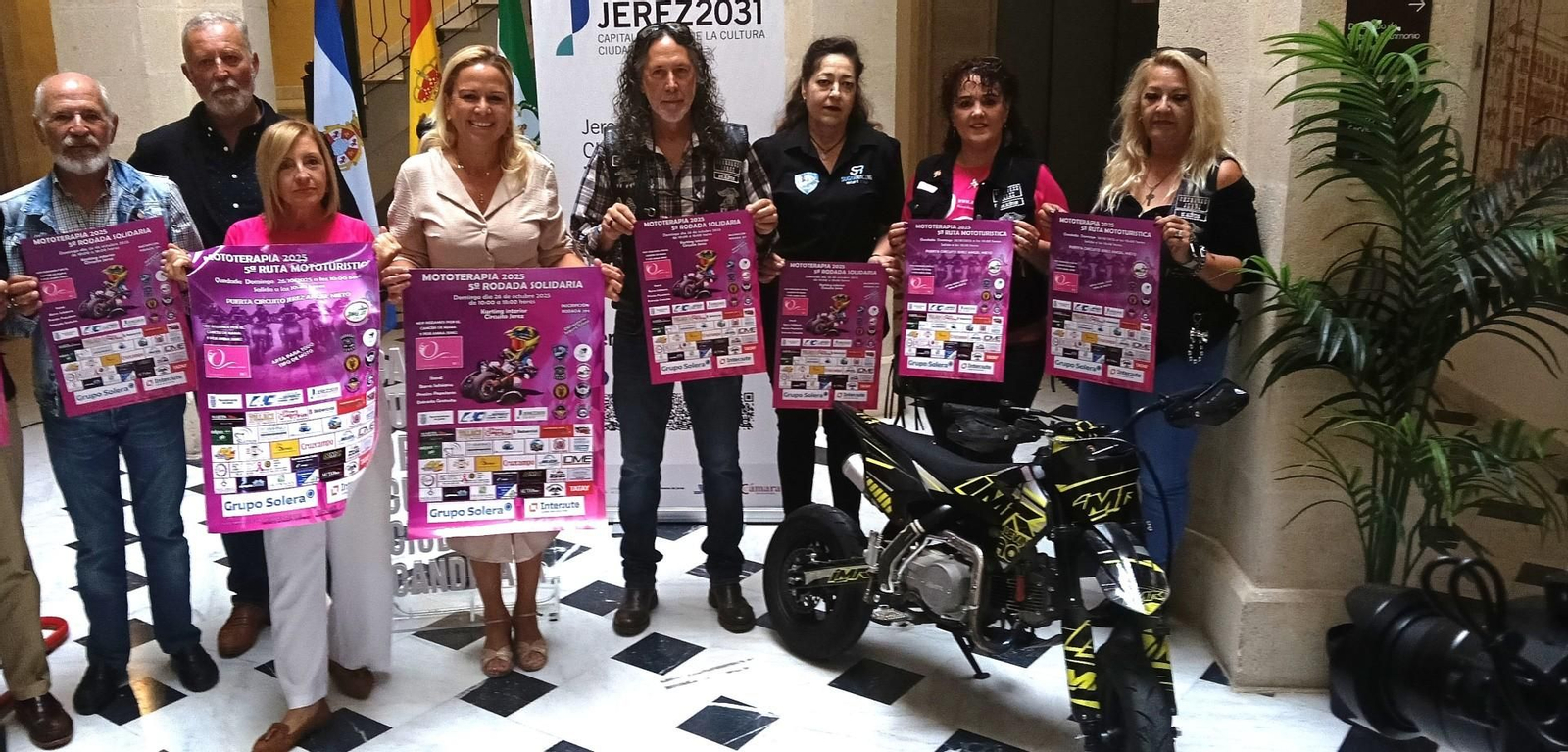 Presentación de la próxima edición de Mototerapia en Jerez.