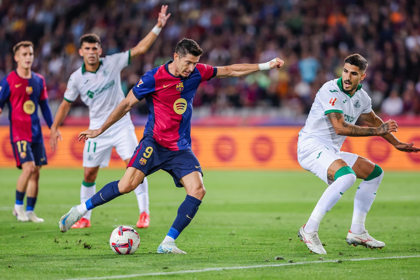 Las mejores fotos del Barcelona-Getafe