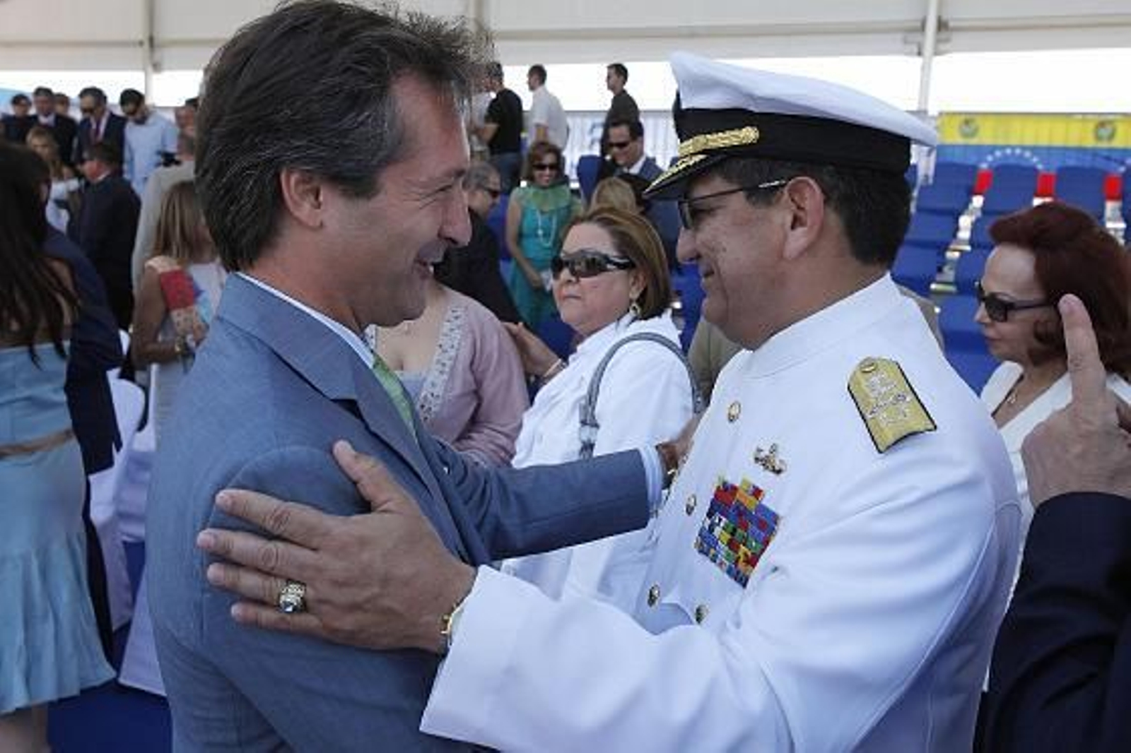 Botadura en el astillero de Puerto Real de la patrullera oceánica de vigilancia de la Zona de Exclusión Económica 'Kariña', construida por Navantia para la Armada bolivariana de Venezuela

Foto: Jesus Marin