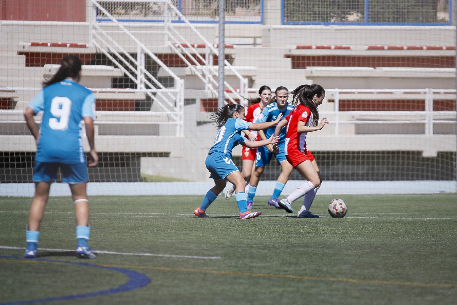 Las imágenes del partido de fútbol del Almería femenino contra el Betis B