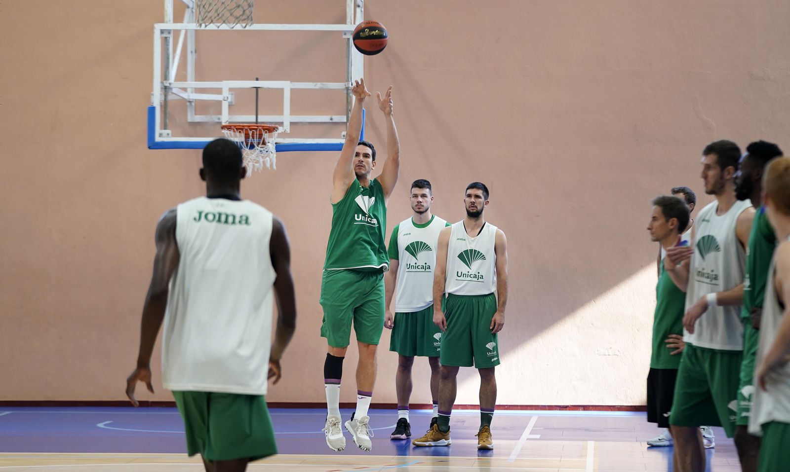 Las fotos del entrenamiento del Unicaja