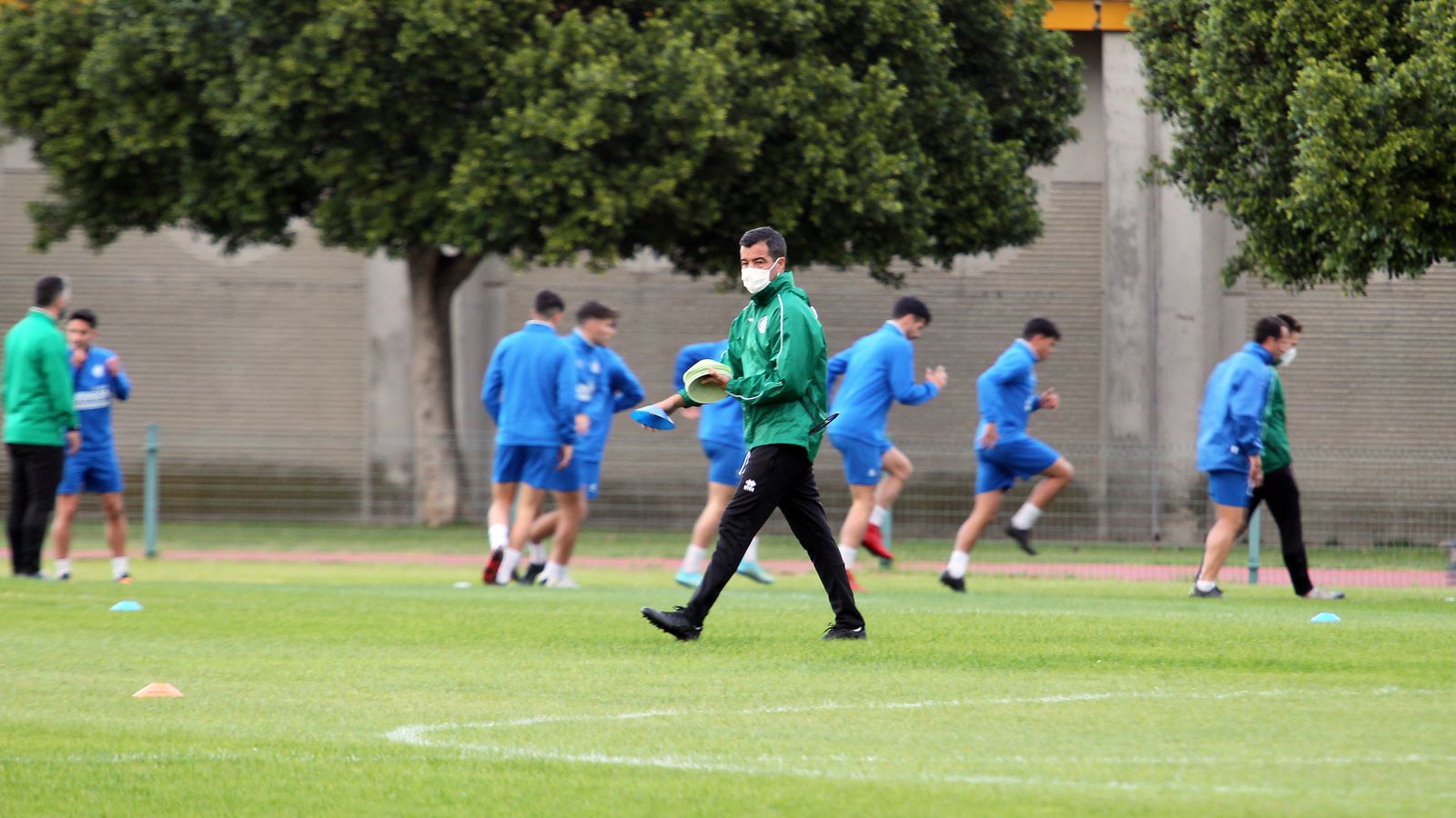Entreno del Xerez DFC en el campo 'Pepe Ravelo'