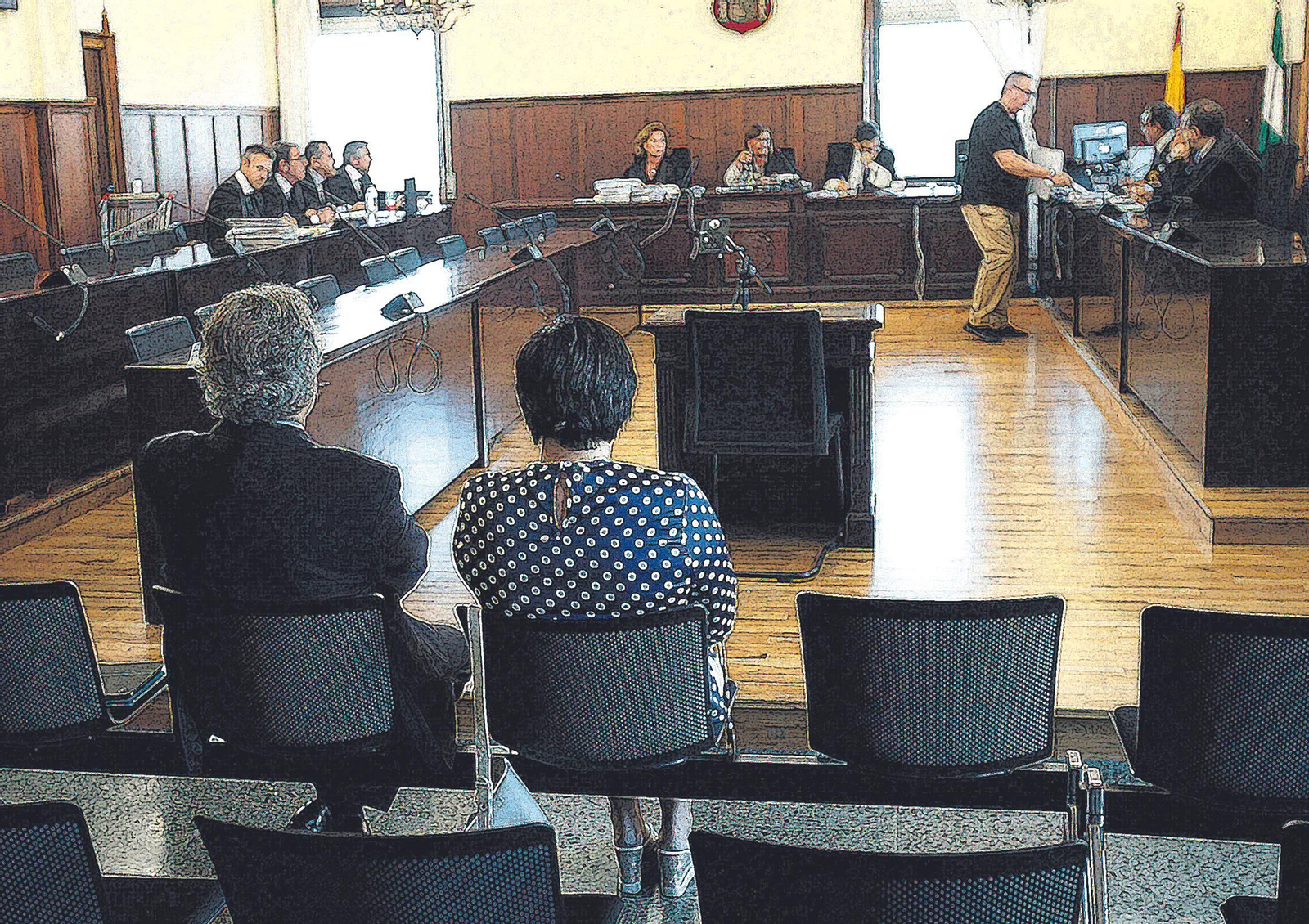 una imagen del primer juicio de Invercaria.