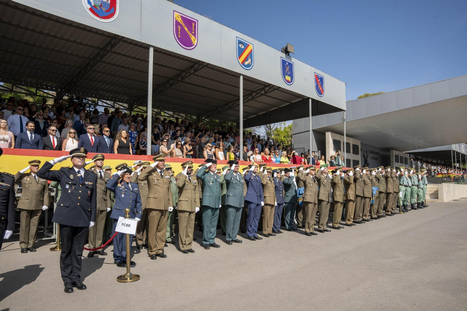 El CV (105) aniversario fundacional de la Legión