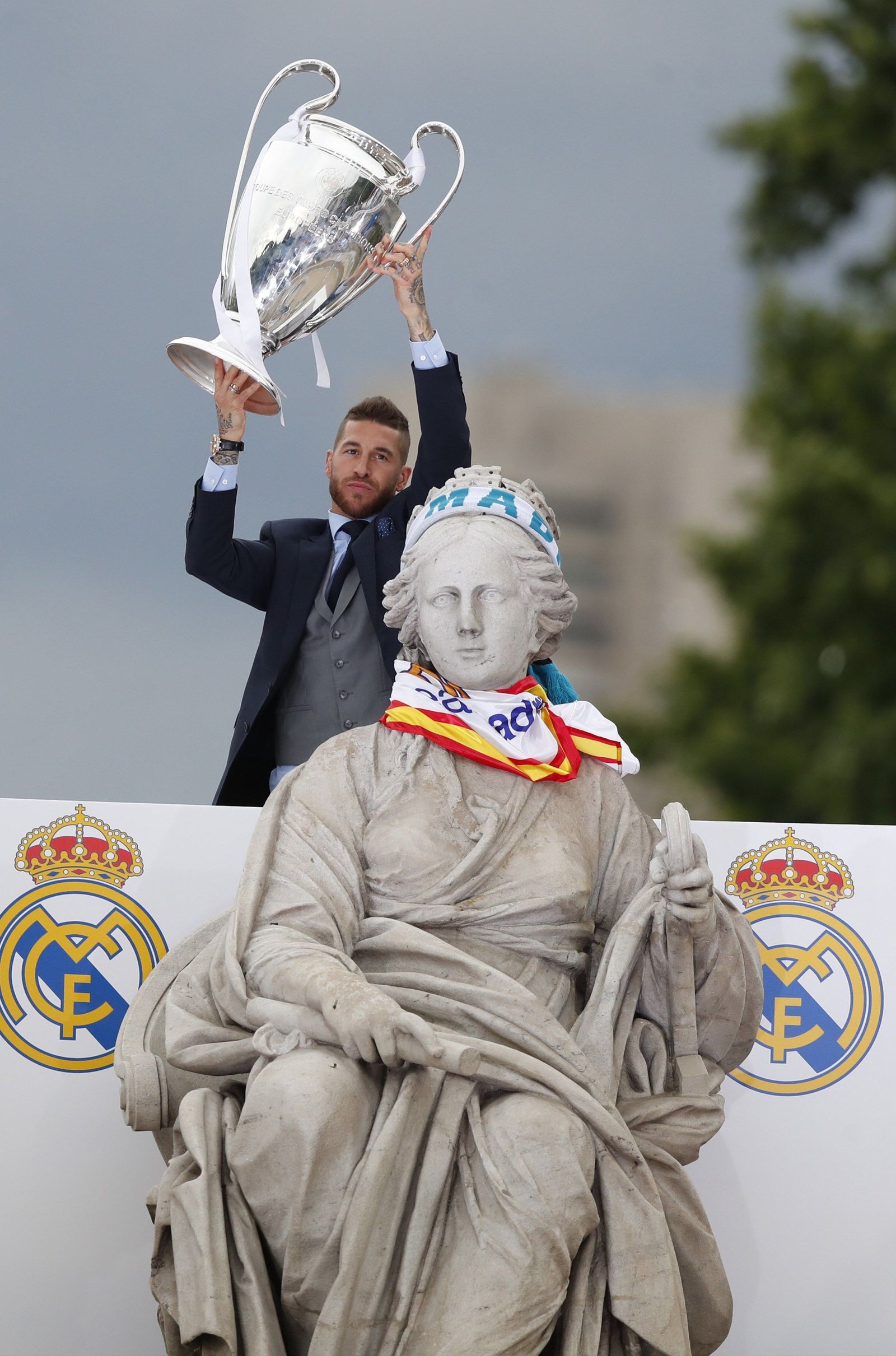 El Real Madrid celebra su decimotercera Champions