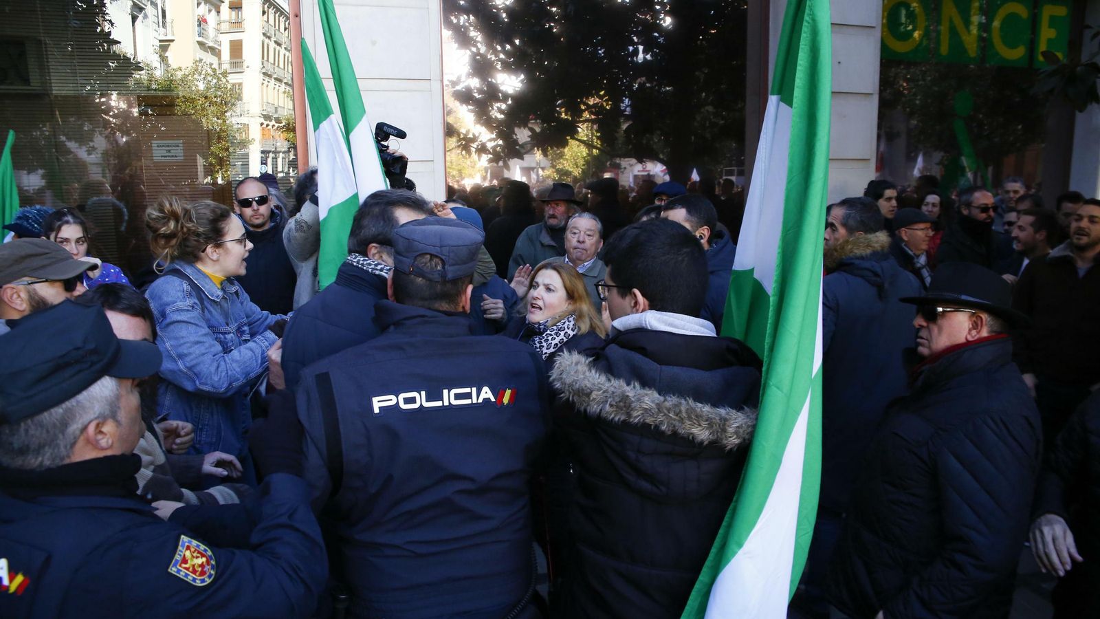 Hubo un momento en el que la Policía tuvo que intervenir