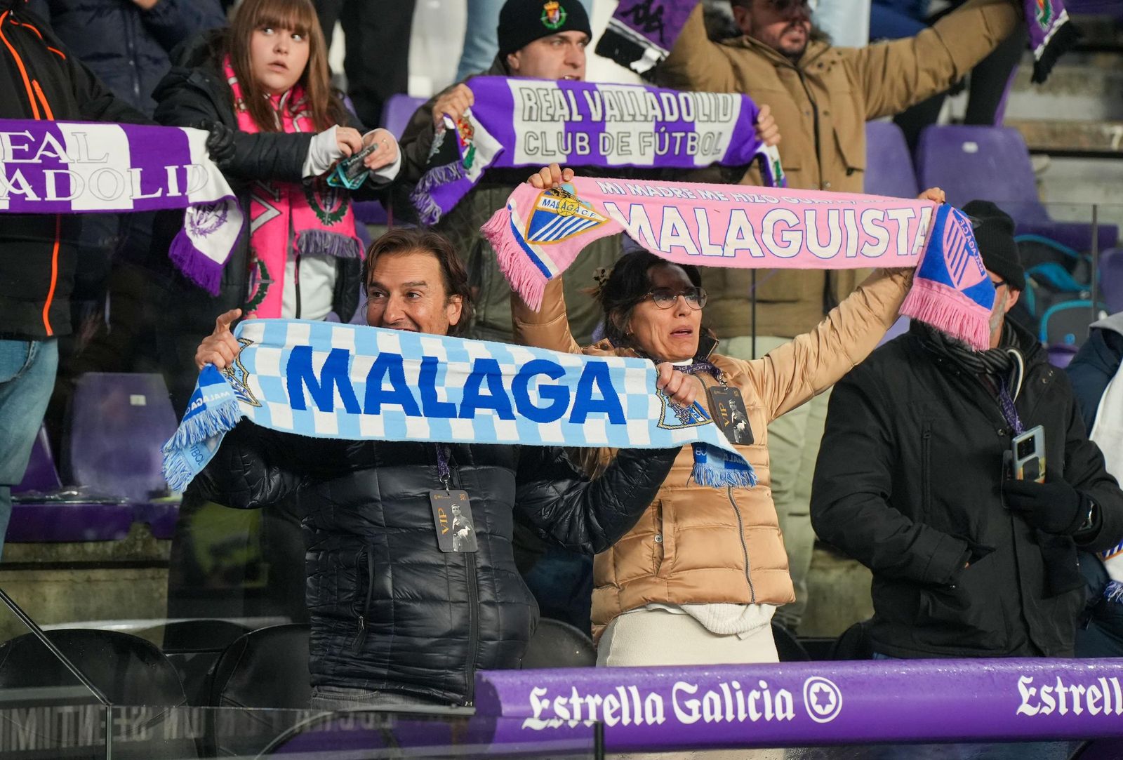 El Real Valladolid-Málaga CF, en fotos