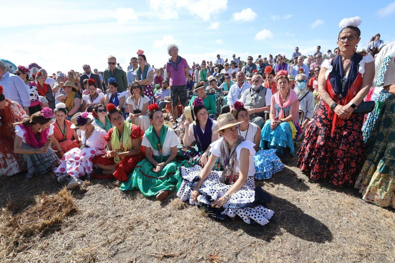 Misa de romeros de las hermandades de Jerez y El Puerto en Marismillas