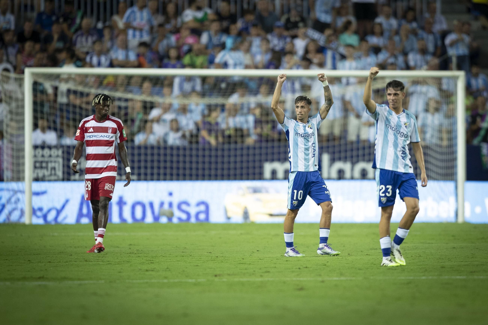 Las mejores imágenes del Málaga CF-Granada CF