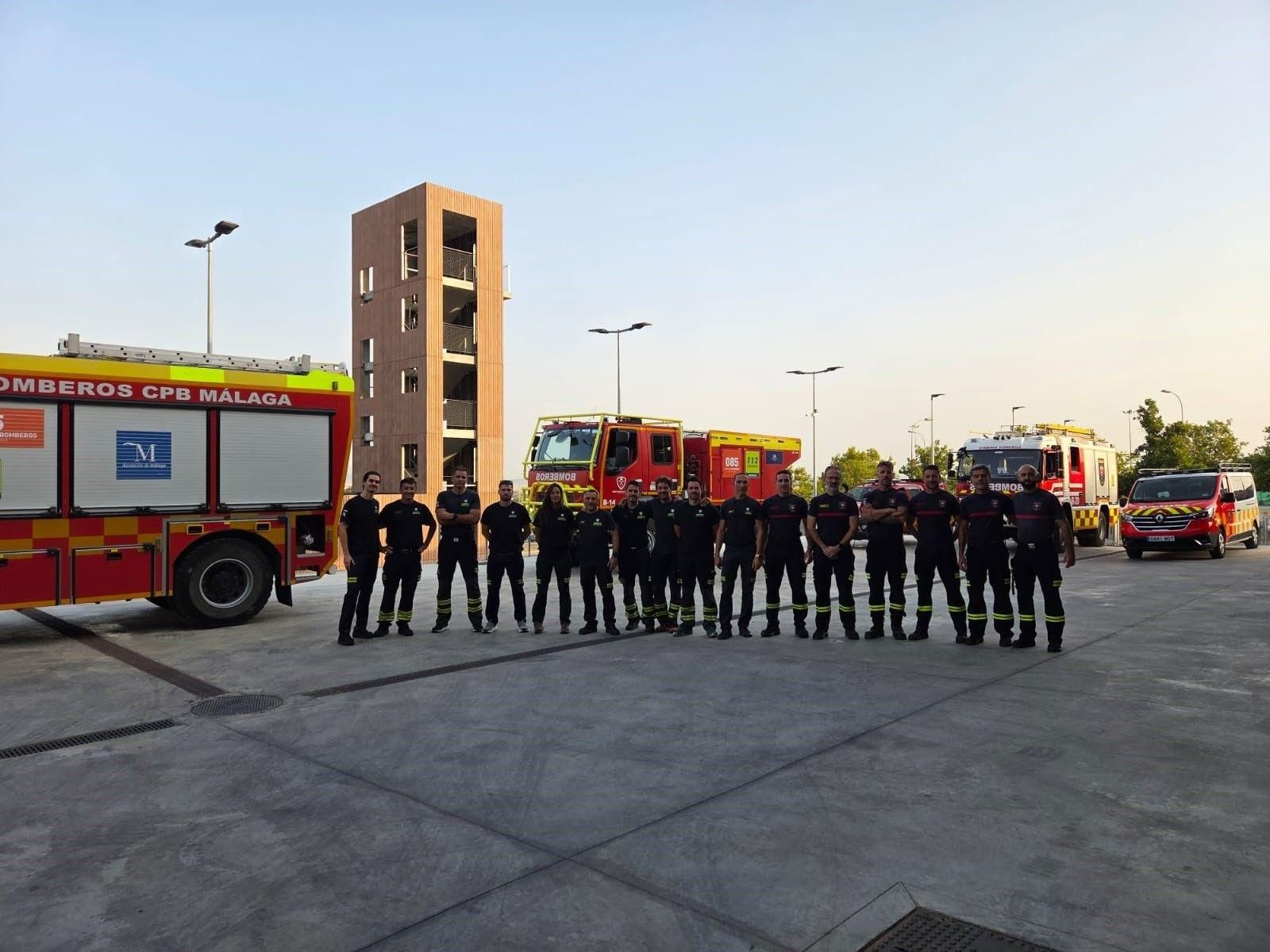 Bomberos del CPB  Málaga  y del Parque de Fuengirola se desplazan a Ourense para colaborar en la extinción de incendios.