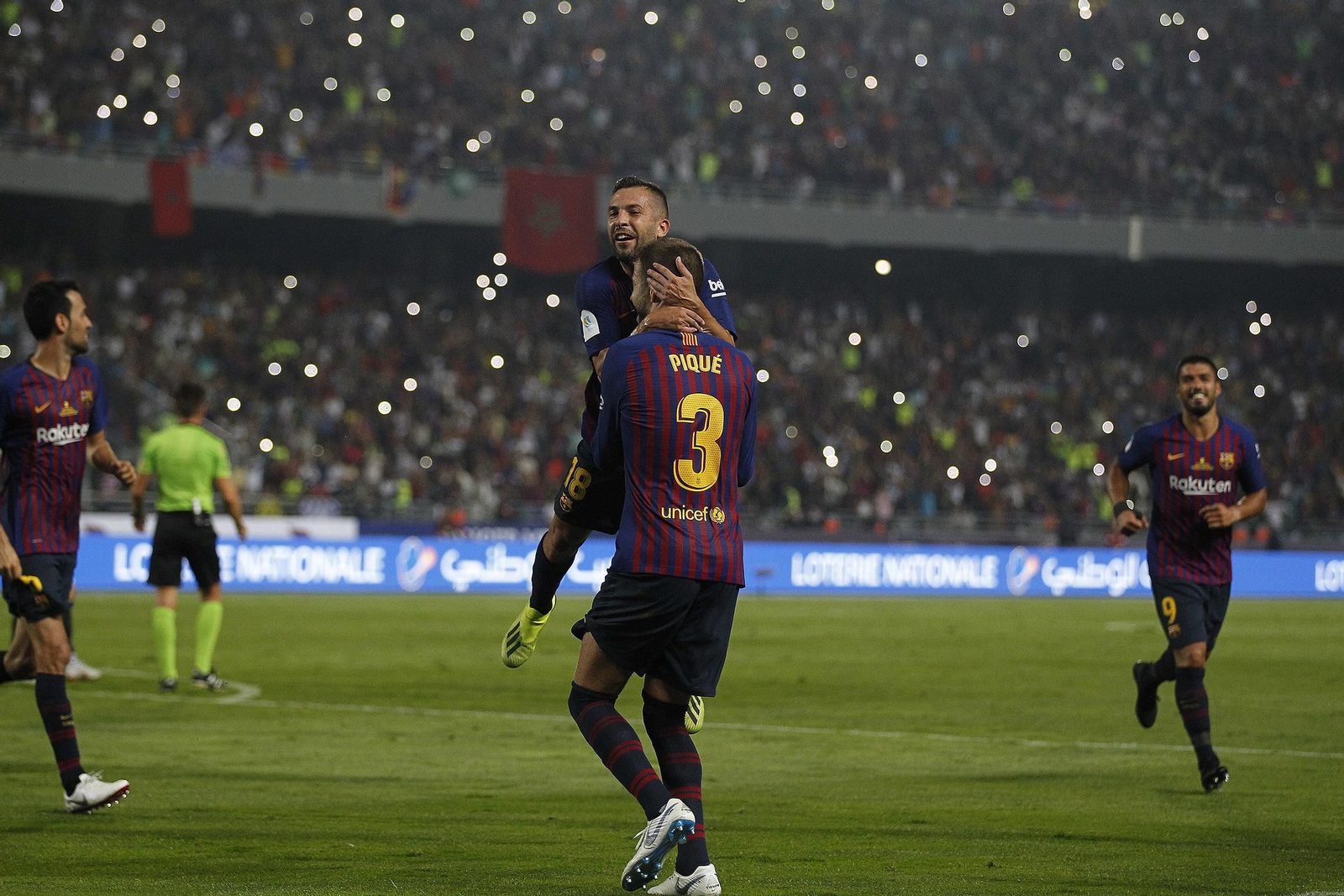 Las imágenes del Sevilla-Barcelona de la Supercopa