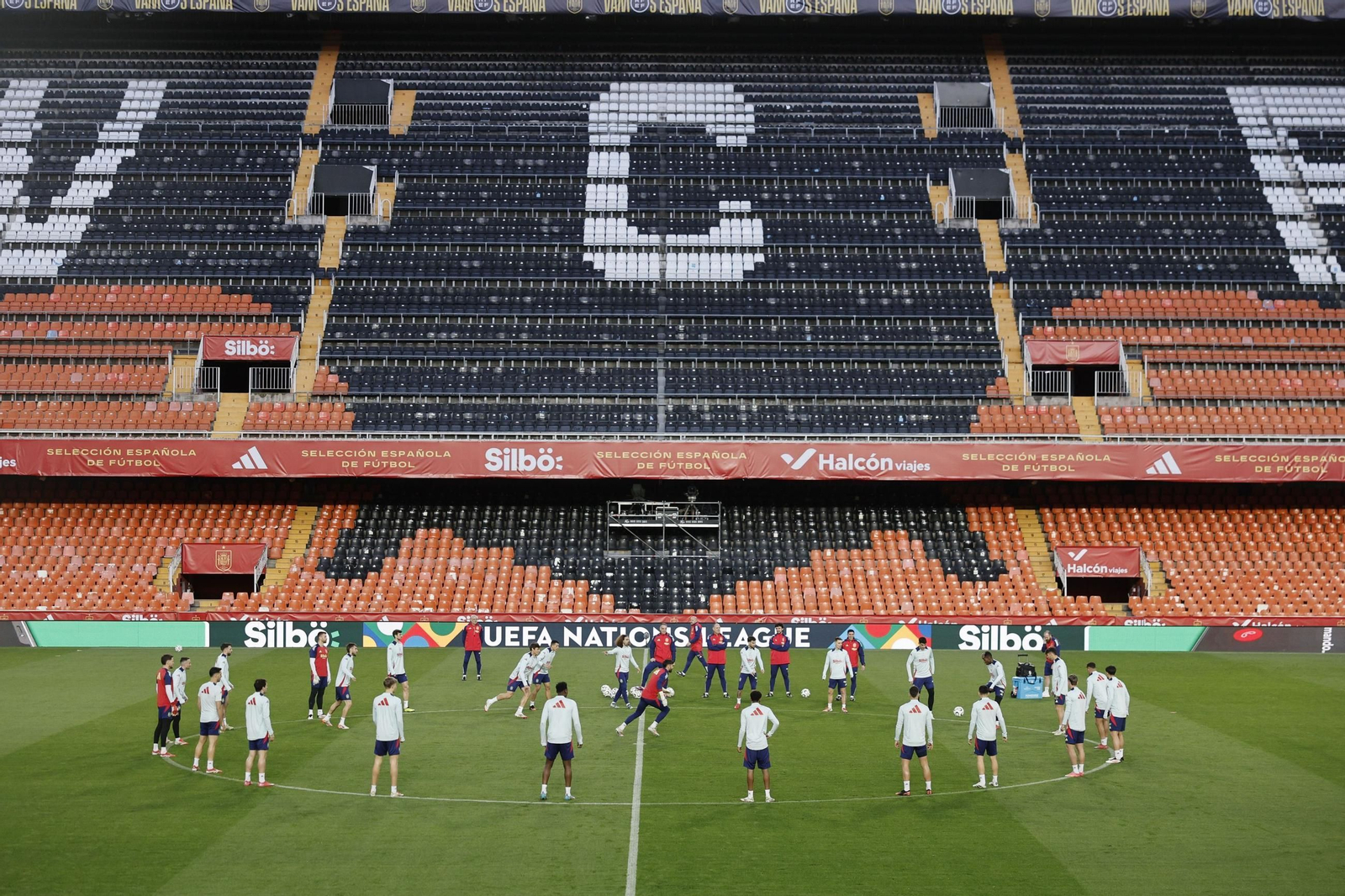 Las fotos de la selección española en Valencia