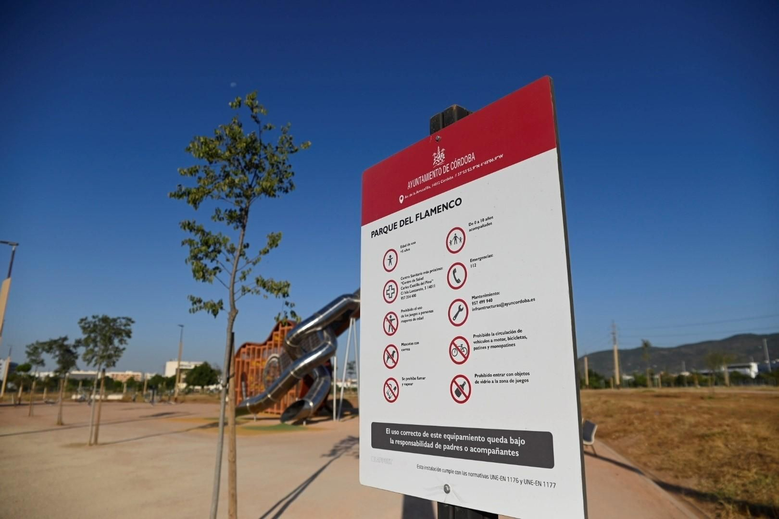 Un recorrido en imágenes por el Parque del Flamenco de Córdoba