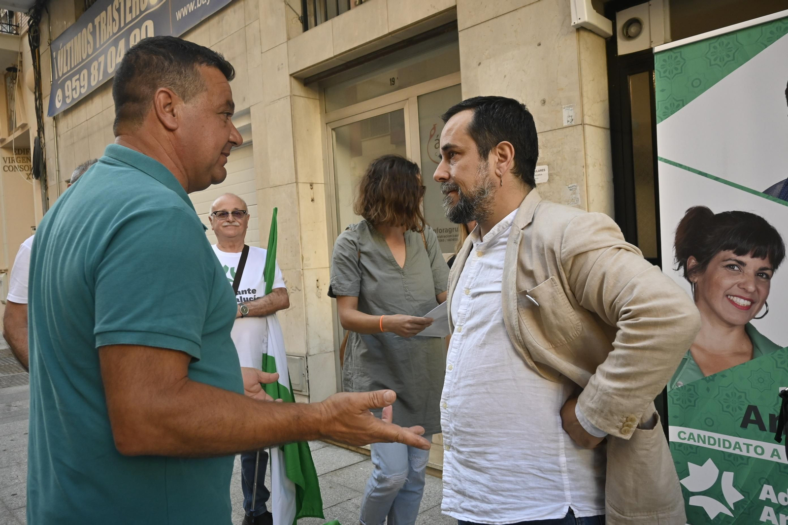 Elecciones Municipales Huelva 2023: Imágenes del acto de inicio de campaña en la sede de Adelante Andalucía