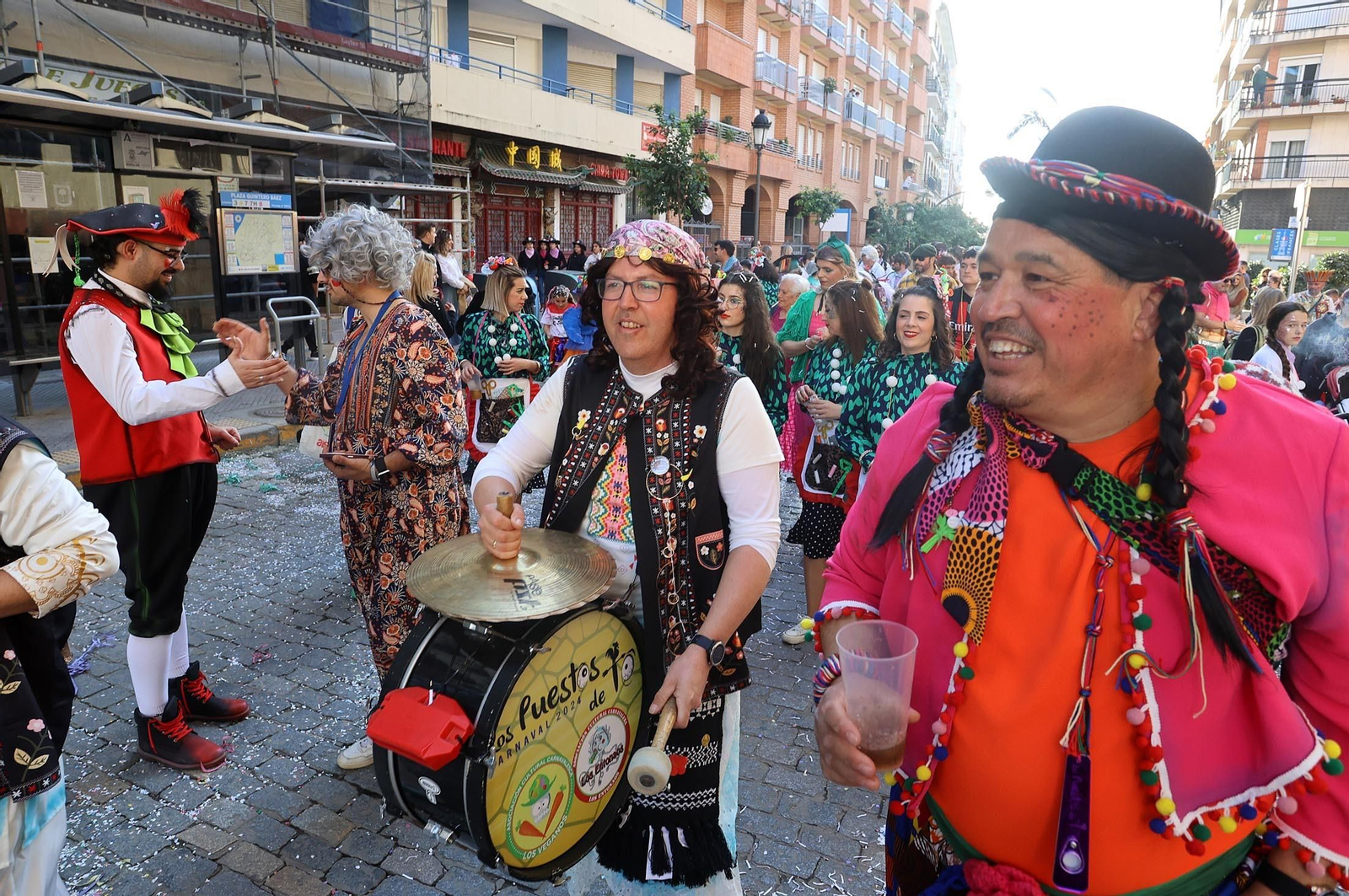 Imágenes de la cabalgata del Carnaval Colombino 2024