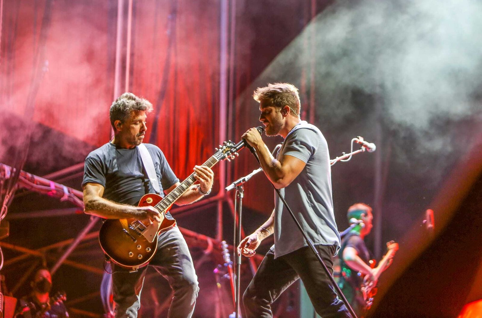 Pablo Alborán en Sancti Petri, anoche.