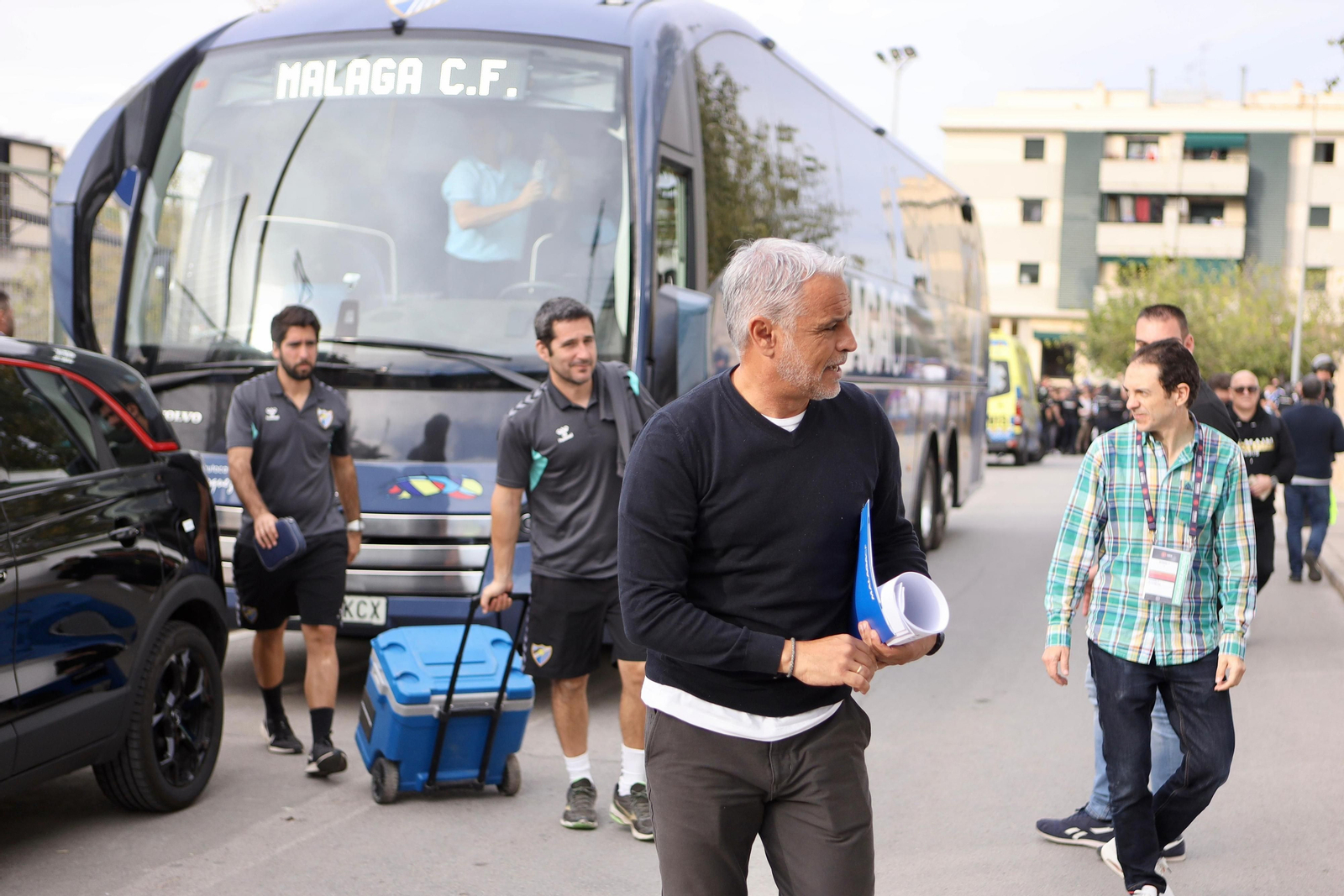 El recibimiento al Málaga CF en El Maulí