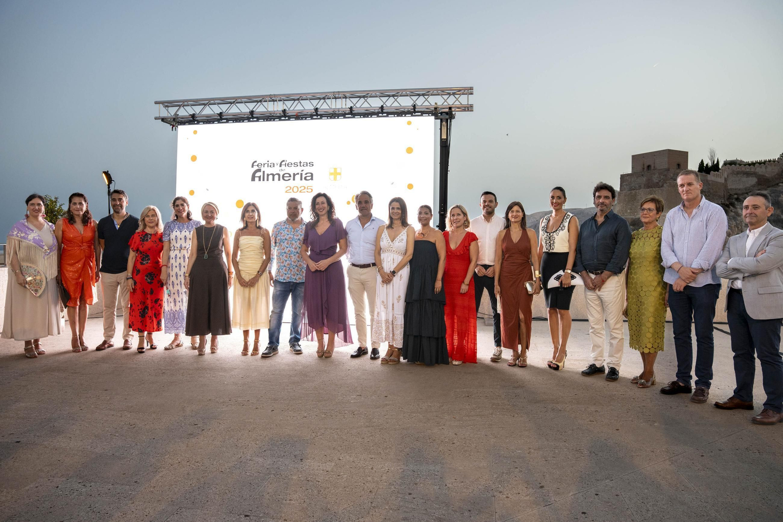 Las imágenes de la presentación de la Feria de Almería 2025 en honor de la Virgen del Mar