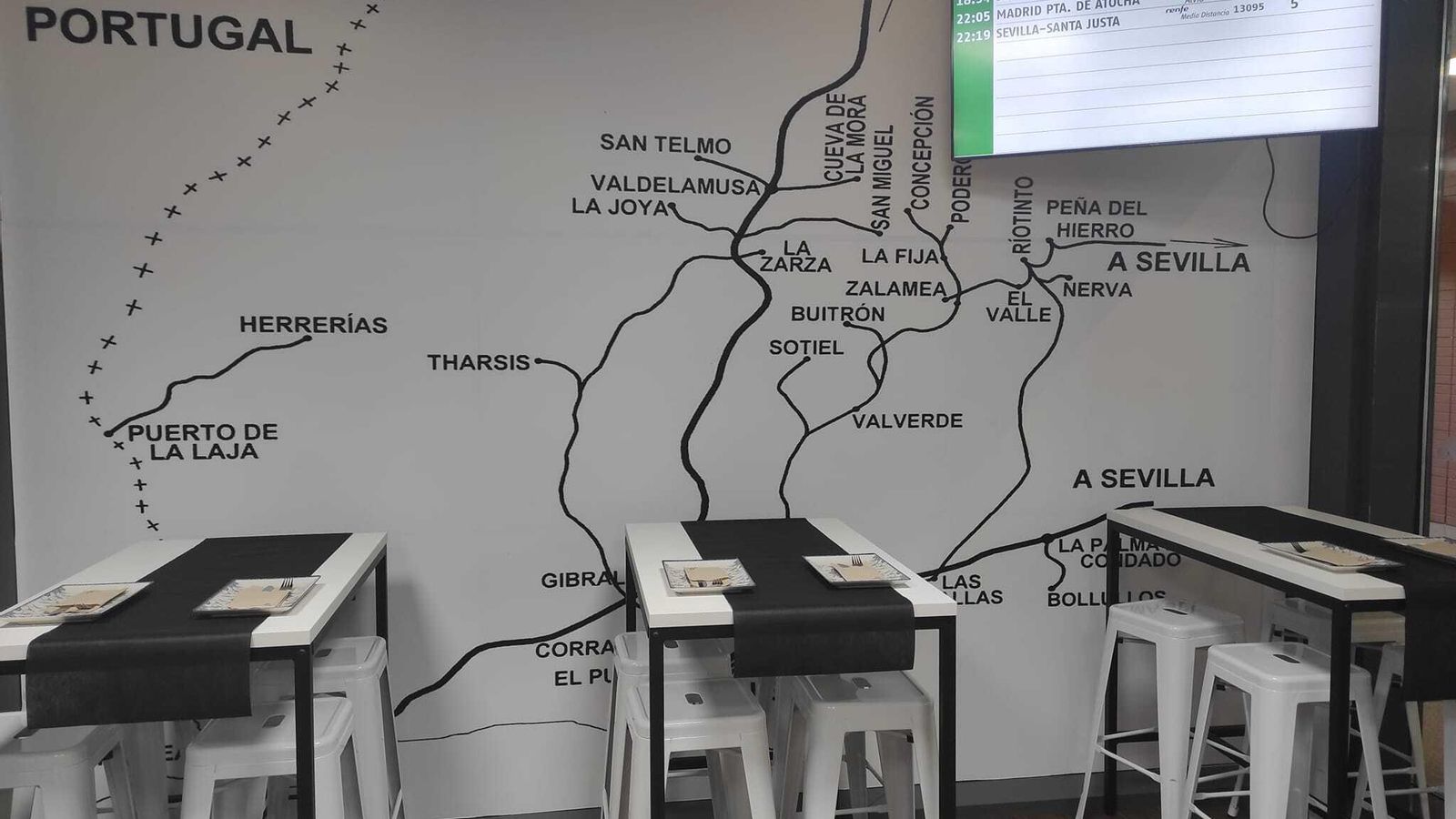 El comedor del Gastropub por dentro