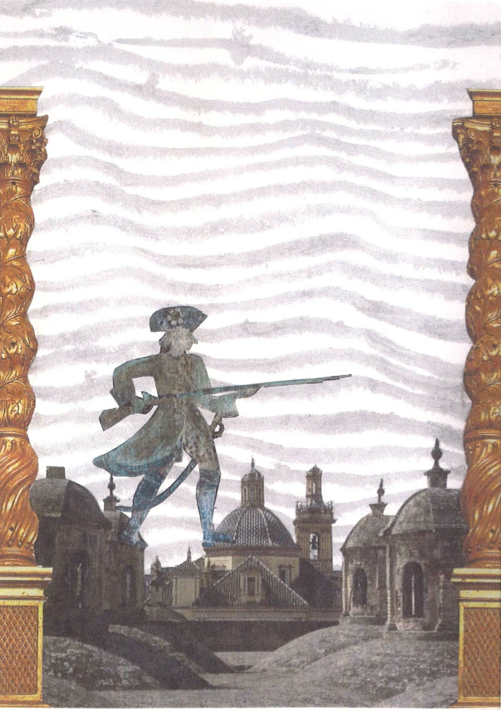 'Asalto salomónico' , poema visual que ilustra la infancia en San Bernardo.