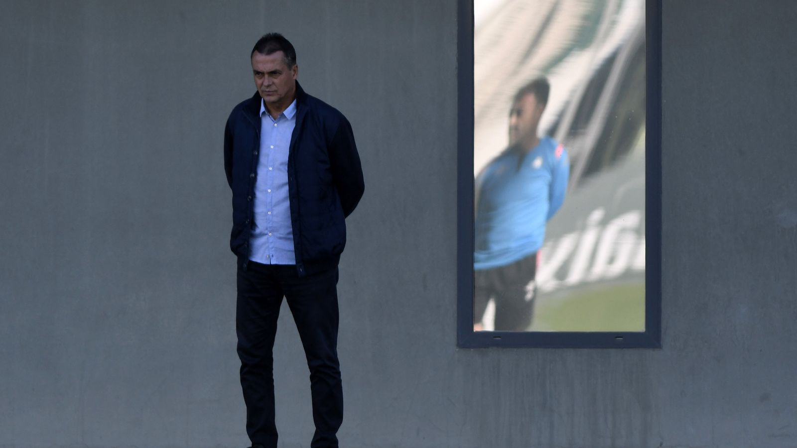 Alexis, ayer en el entrenamiento matinal en la ciudad deportiva.