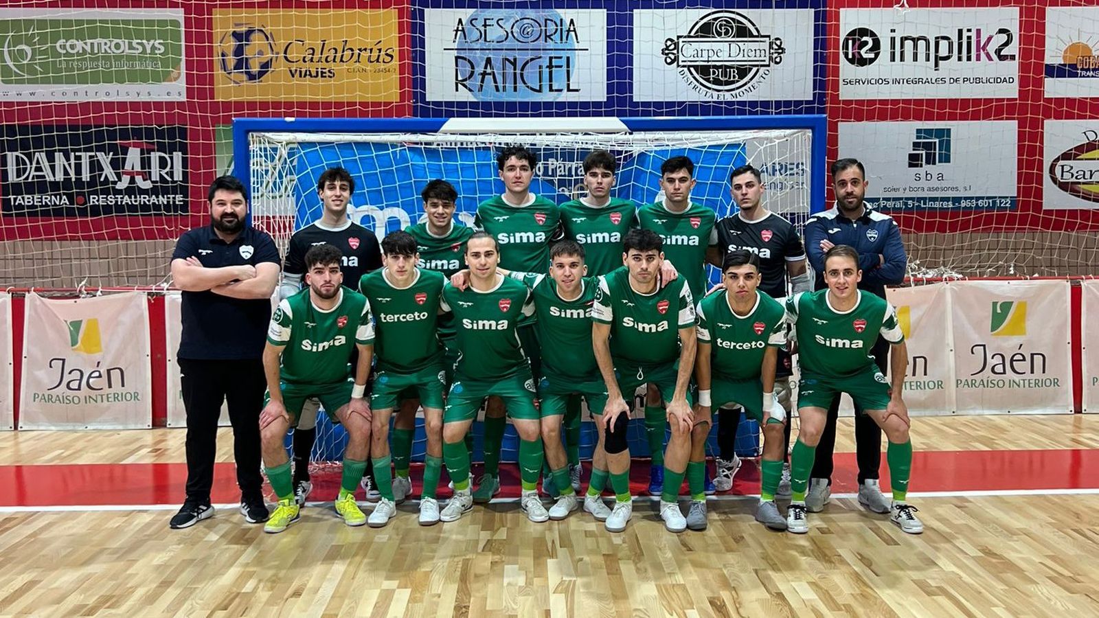 Plantila del Sima que jugó en Mengíbar este sábado