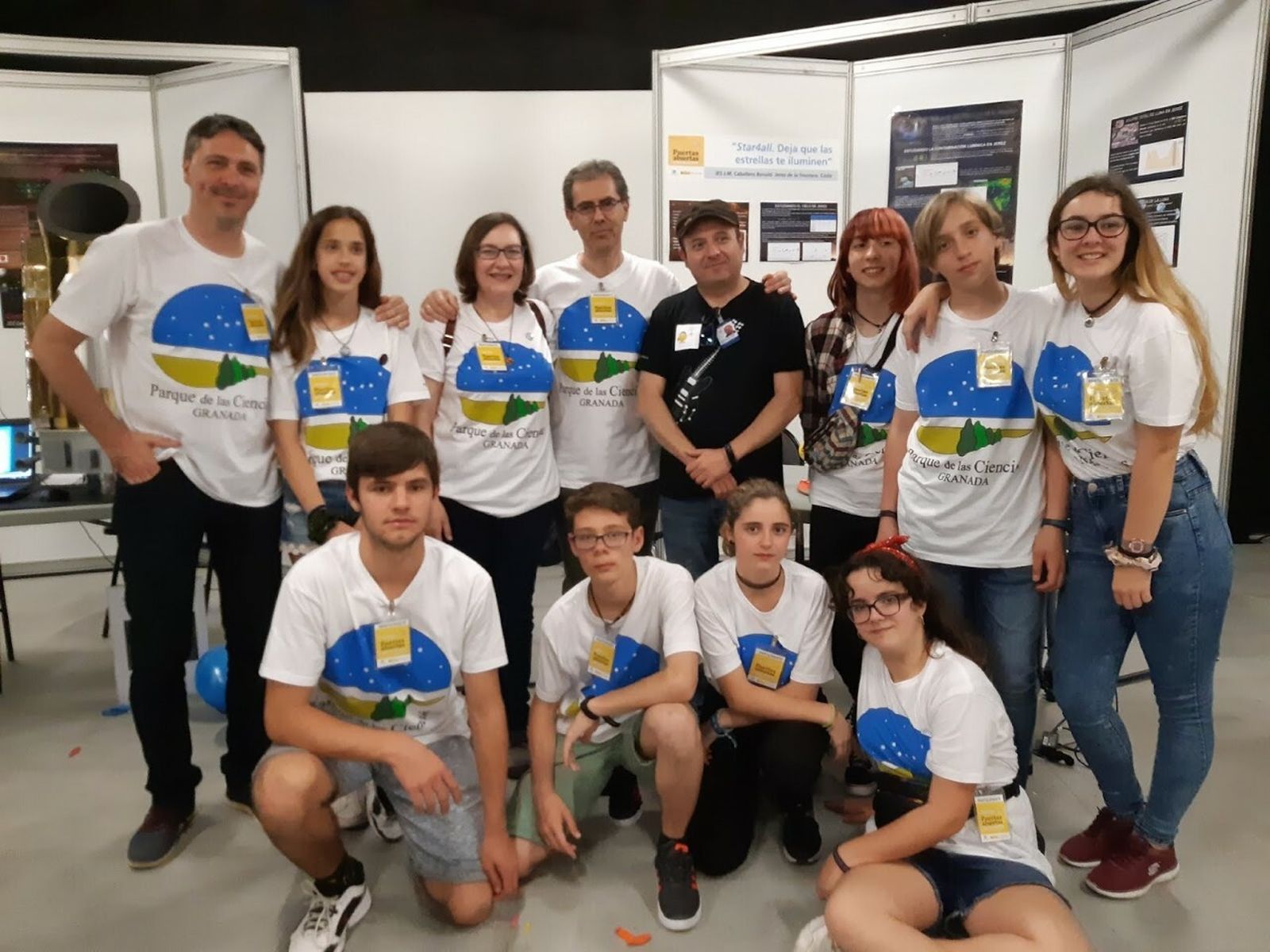 La expedición del Caballero Bonald que se desplazó a Málaga.