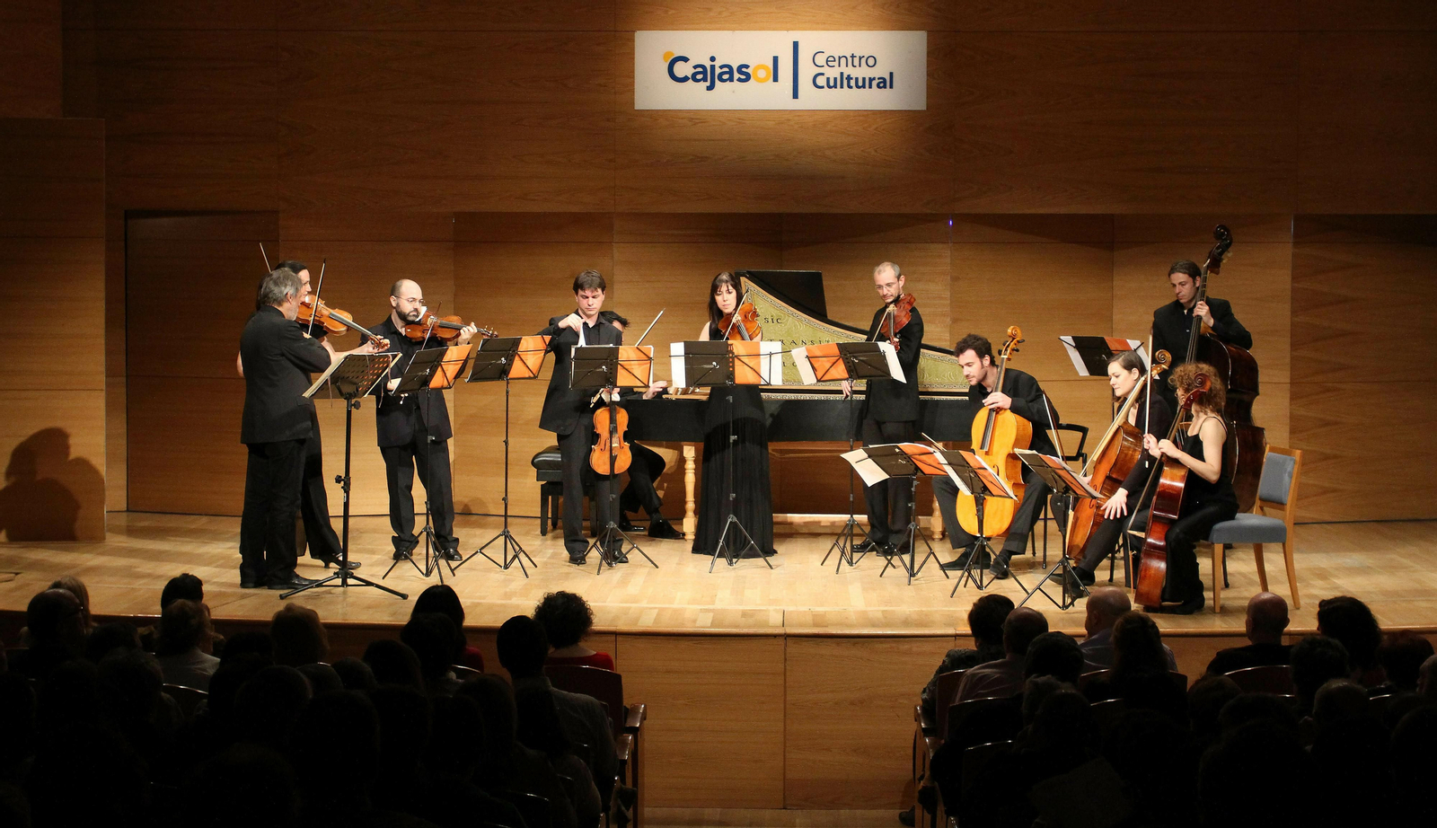 La Orquesta Barroca de Sevilla durante un concierto de su temporada de abono.