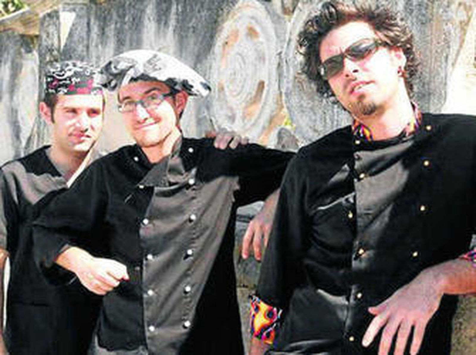 Imagen del trío Glazz.