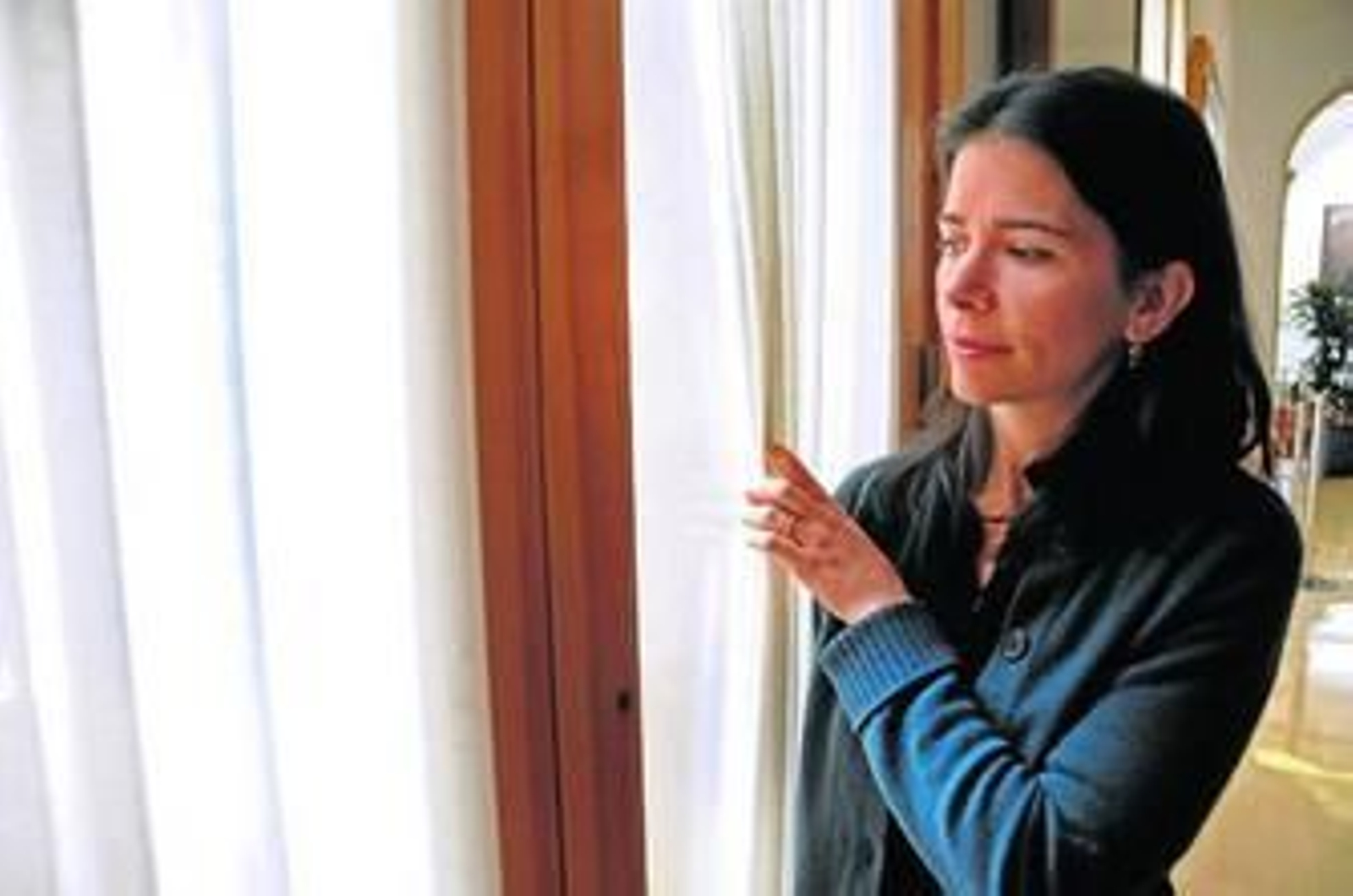 Cynthia Young, el viernes pasado, en la Casa de la Provincia, donde se celebraron algunas sesiones del foro 'Las fuentes de la memoria'.