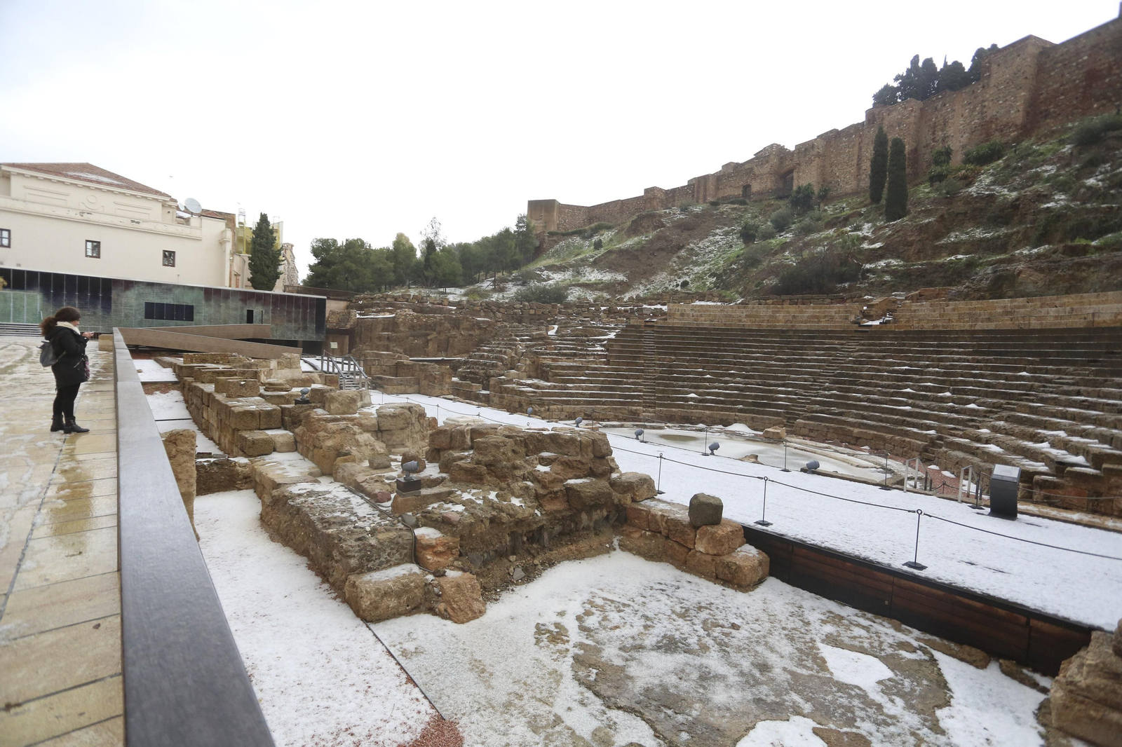 Fotos de la fuerte granizada registrada en Málaga
