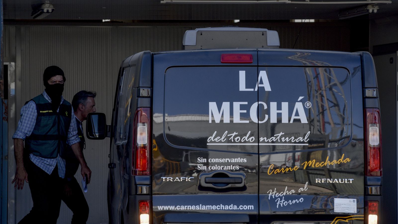 Furgoneta de La Mechá, causante del brote de listeriosis.