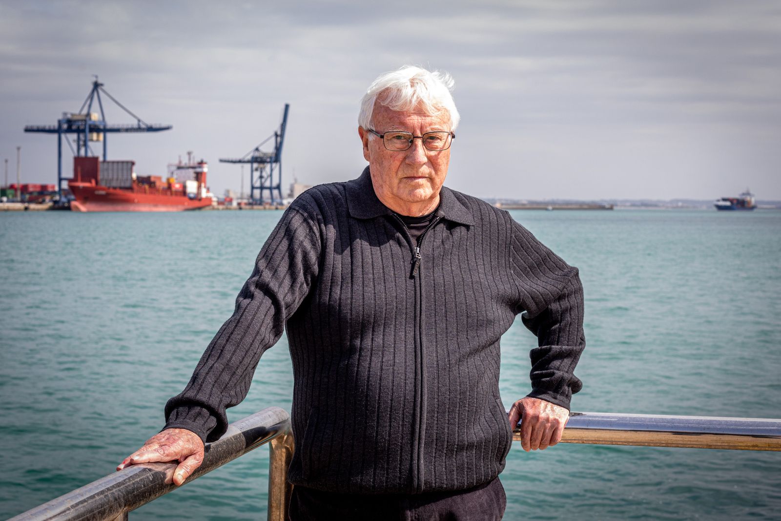 Juan  de Dios, en el puerto de Cádiz