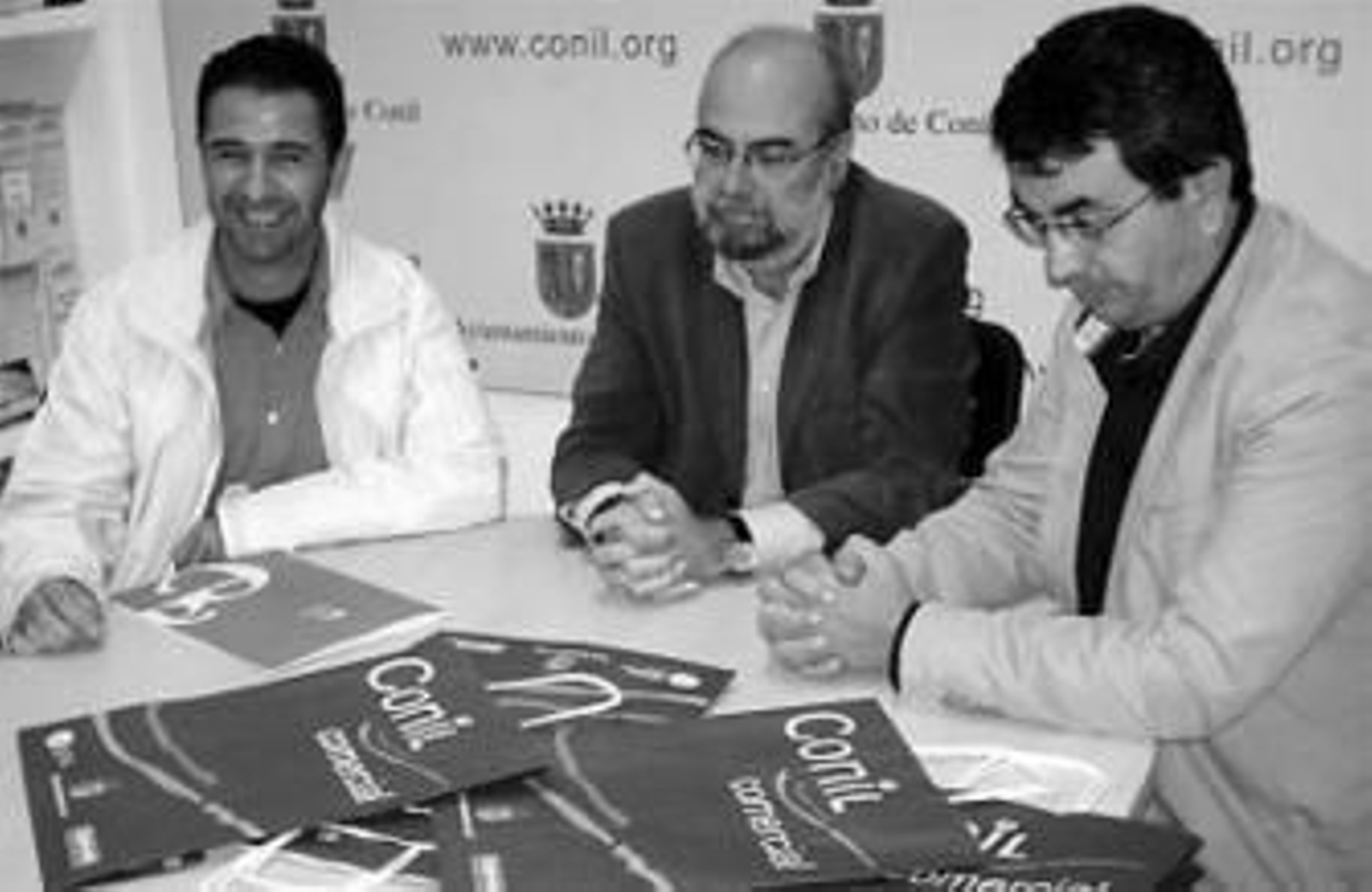 El alcalde en la presentación de la campaña.